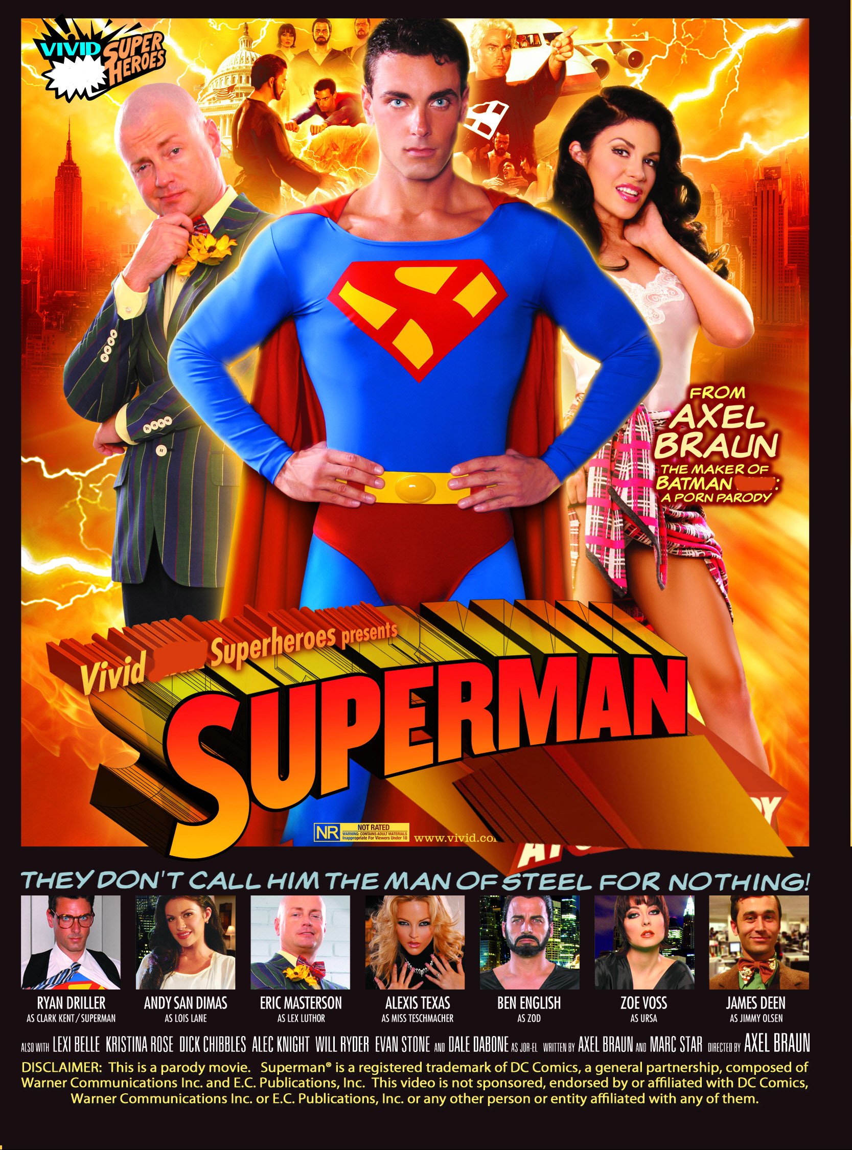 Superman Adult Parody by Axel Braun - Erotic Superhero Fantasy for Couples & Roleplay