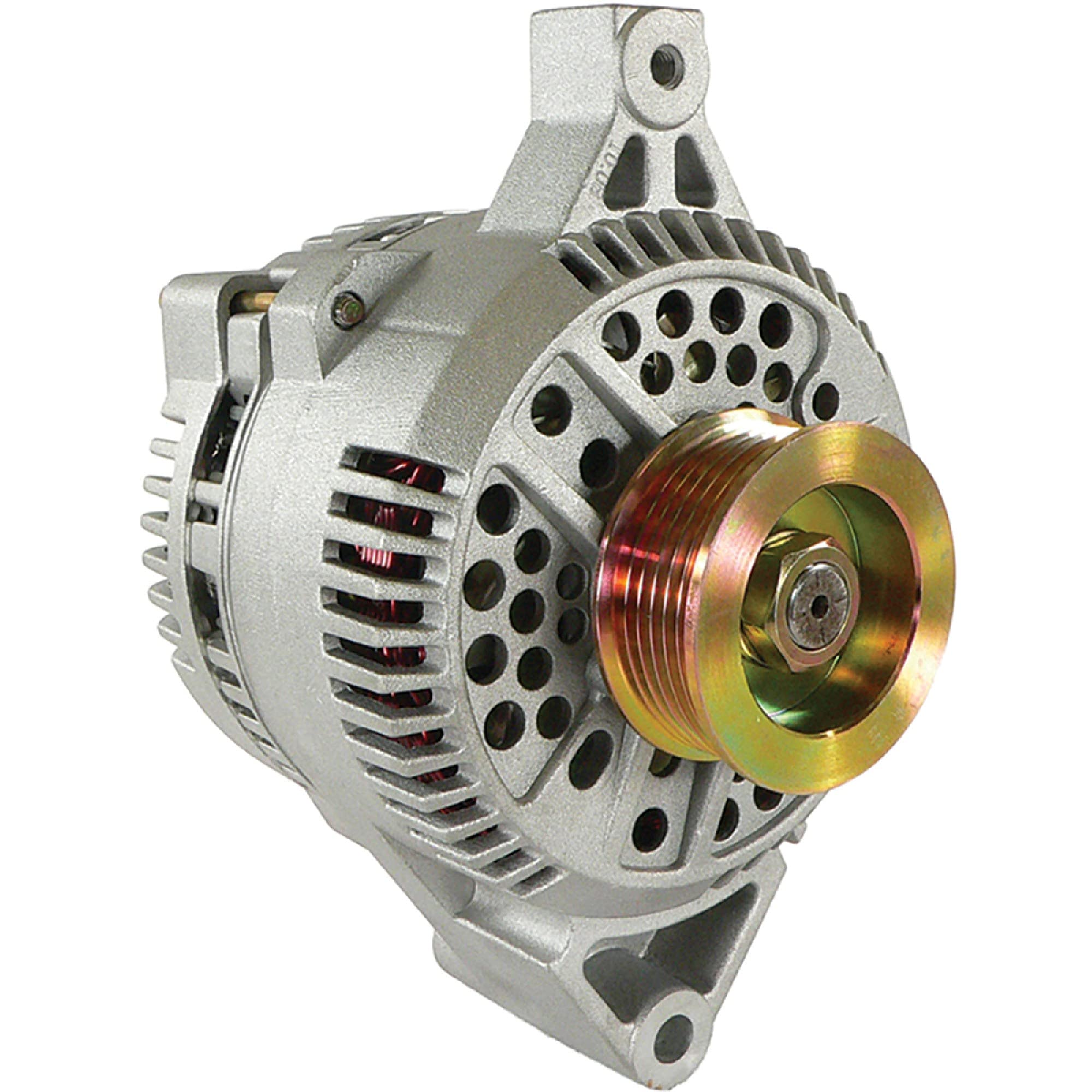 High Output 130 Amp Alternator for 1995 Ford Windstar 3.8L - 12V CW Rotation IF Fan Type with IR Regulator - Replaces 7777607, 13-3056F, 1N3056F, 250-210, 334-2009, 334-2264, 120-7777, GL-345 - Perfect for Engine Performance & Electrical System Upgrades
