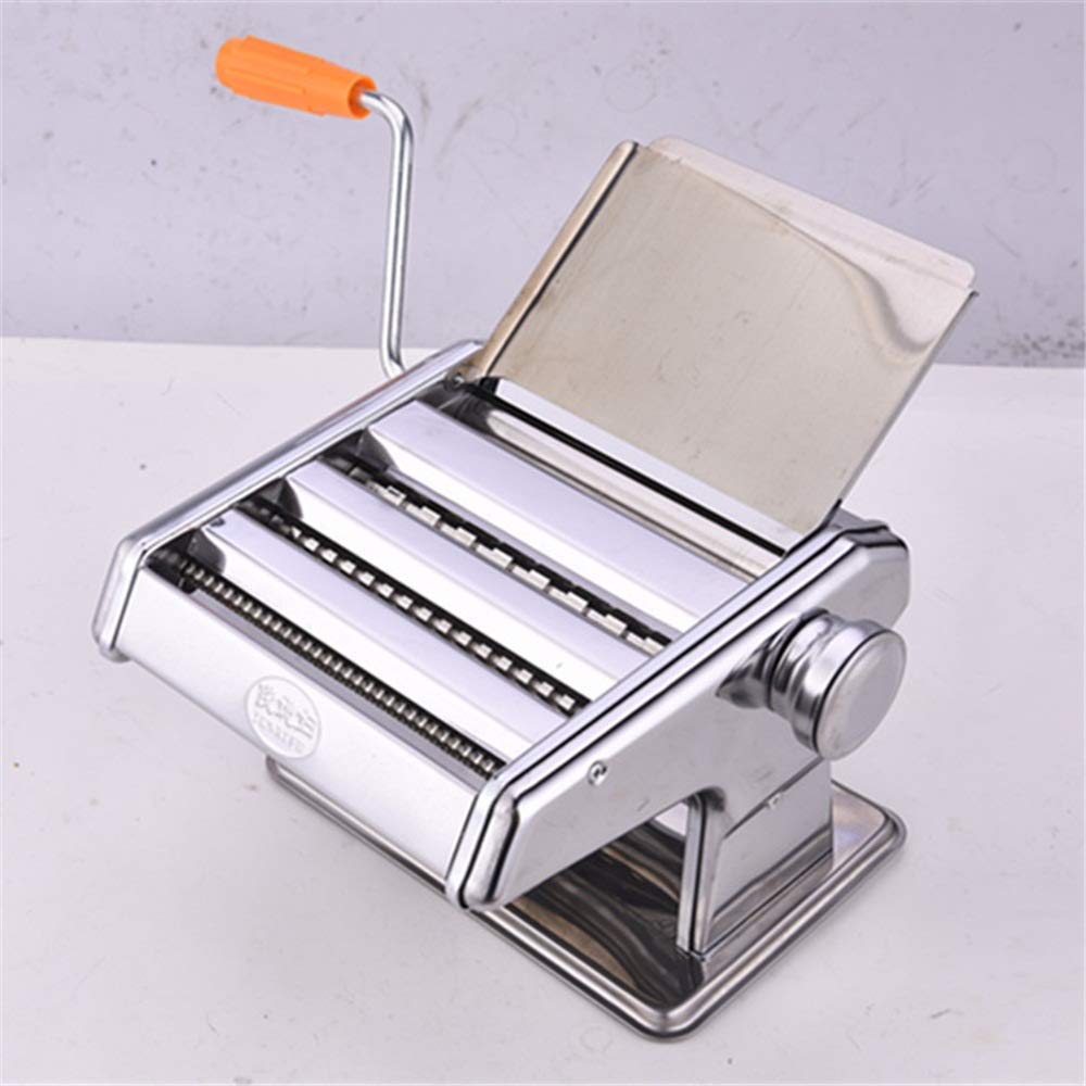 Premium Manual Pasta Maker Machine - Hand Crank Pasta Roller & Cutter for Homemade Noodles, Spaghetti, Lasagna | Fresh Dough Making Tool with Rolling Press Kit | Perfect for Italian Cooking, Family Meals & Restaurant-Quality Pasta at Home