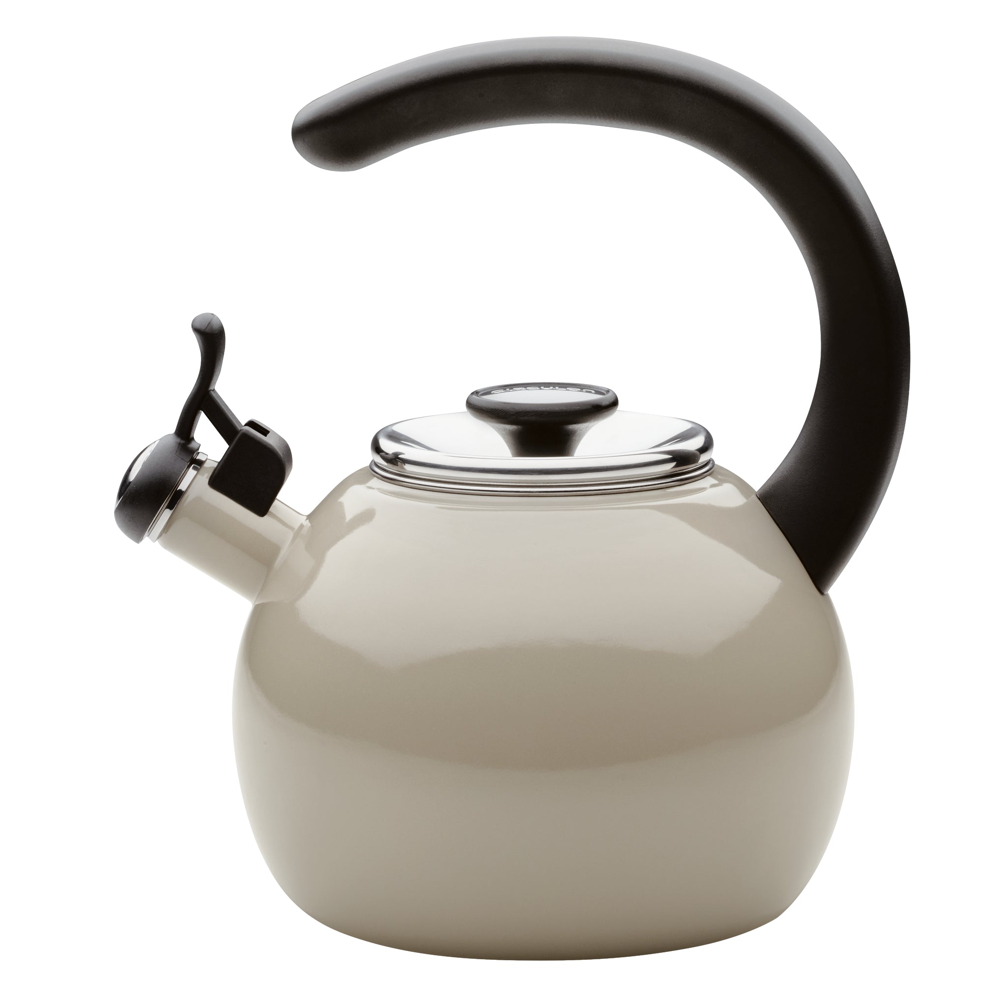 2 Quart Stainless Steel Whistling Tea Kettle with Flip-Up Spout - Perfect for Stovetop Brewing, Camping & Home Kitchen Use