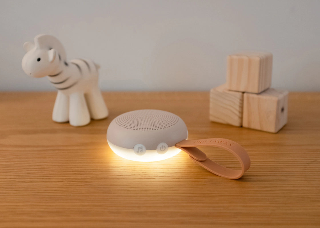 ergoPouch Drift Away White Noise Machine for Baby Sleep & Relaxation - Portable Sound Soother for Nursery, Travel & Office Use