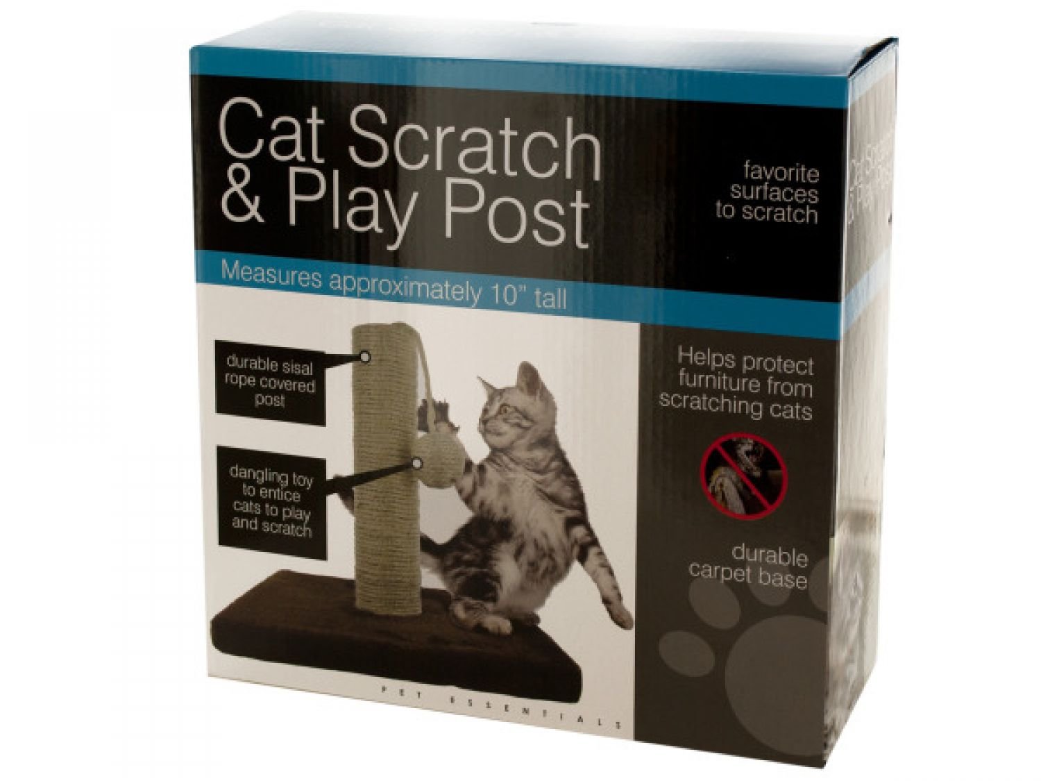 Bulk Cat Scratch Play Post - Durable Pet Toys for Indoor Cats