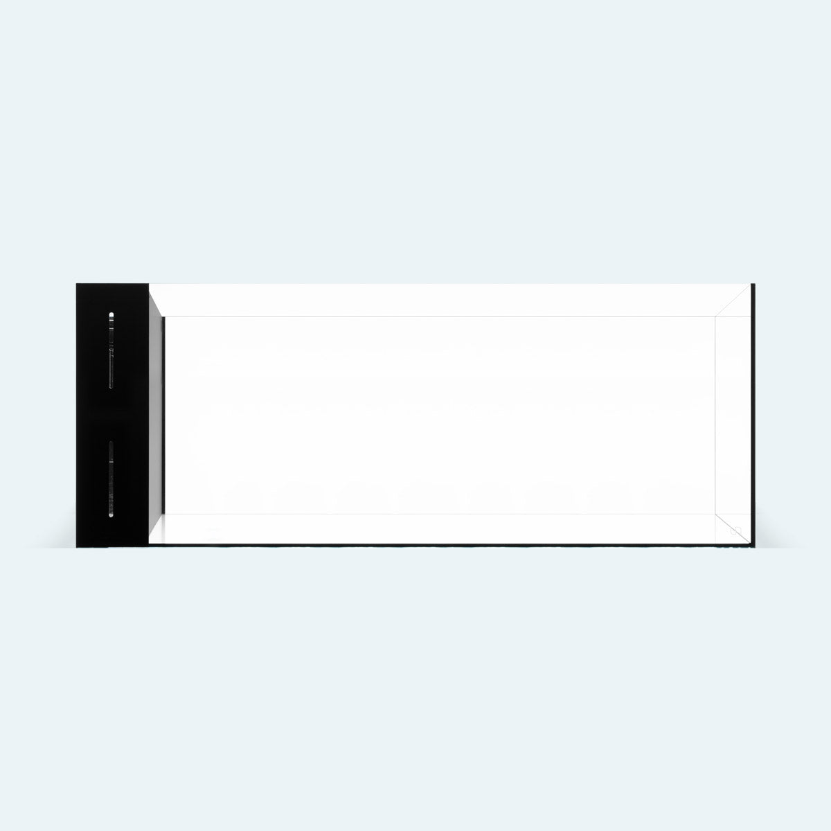 Premium UNS Dual All-in-One Glass Aquarium Tank - 5 Gallon Nano Fish Tank with Built-in Filtration System - Perfect for Home, Office, or Classroom Aquascaping and Small Fish Keeping