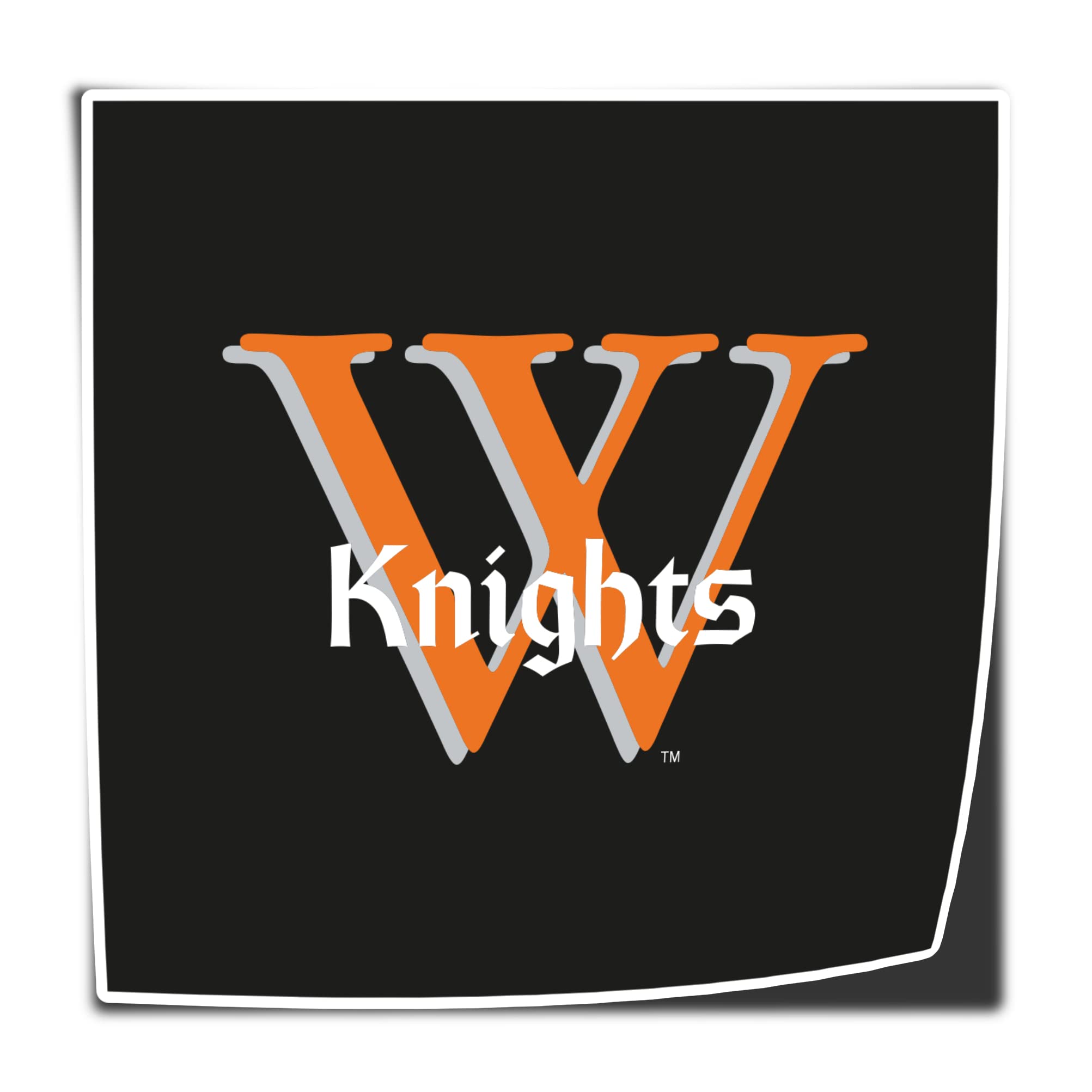 Desert Cactus Wartburg College Knights Vinyl Decal Sticker - Waterproof Laptop, Water Bottle, Car, Scrapbook Decor - Perfect for School Spirit, College Dorm, and Fan Accessories
