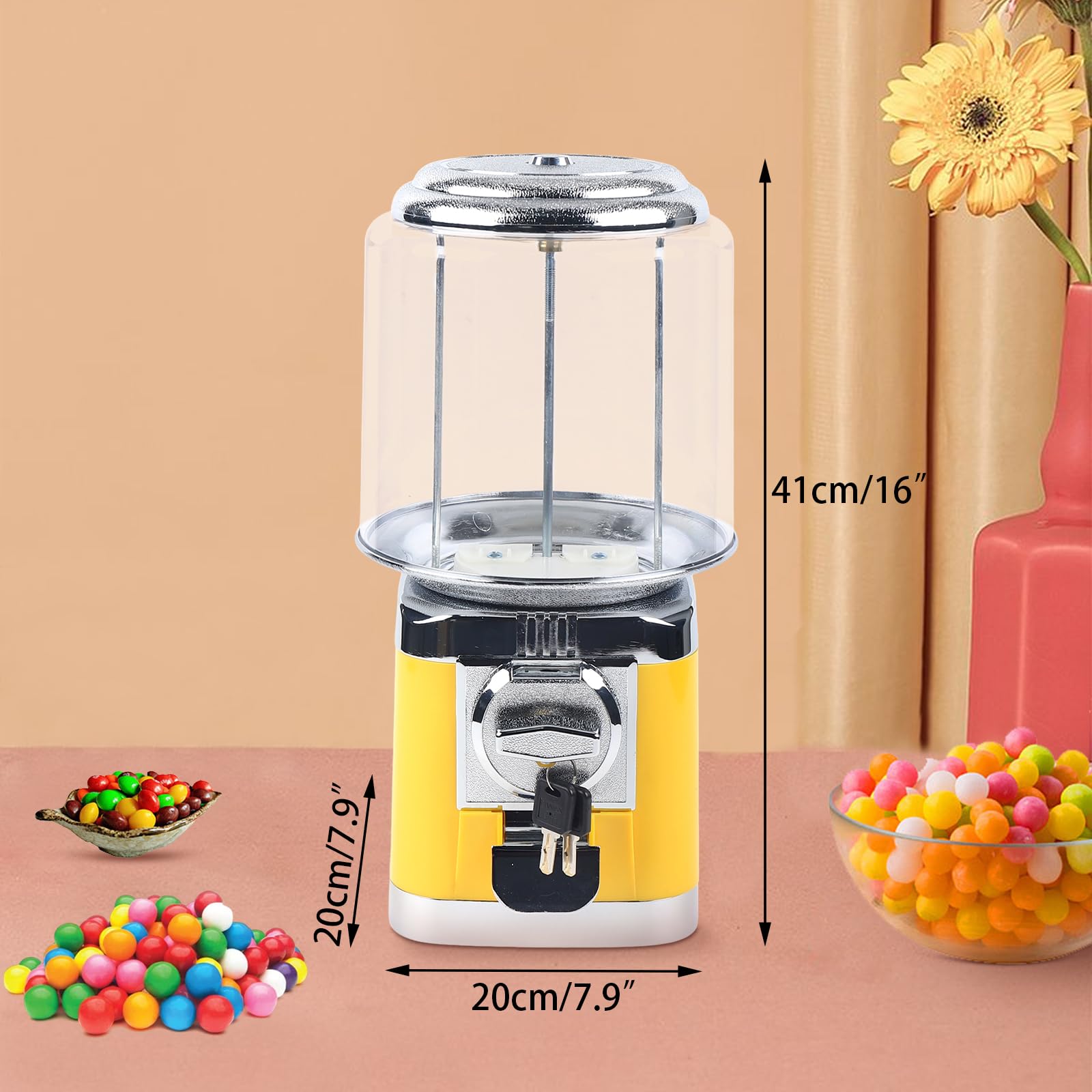 Toy Vending Machine - Coin Operated Gumball Dispenser & Automatic Candy Machine for Kids, Home, Shopping Malls, and Gaming Stores | Perfect for Parties, Arcades, and Retail Displays
