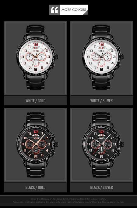 Stylish Men's Quartz Watch 9176 - Waterproof & Durable Wristwatch for Business, Casual & Outdoor Activities