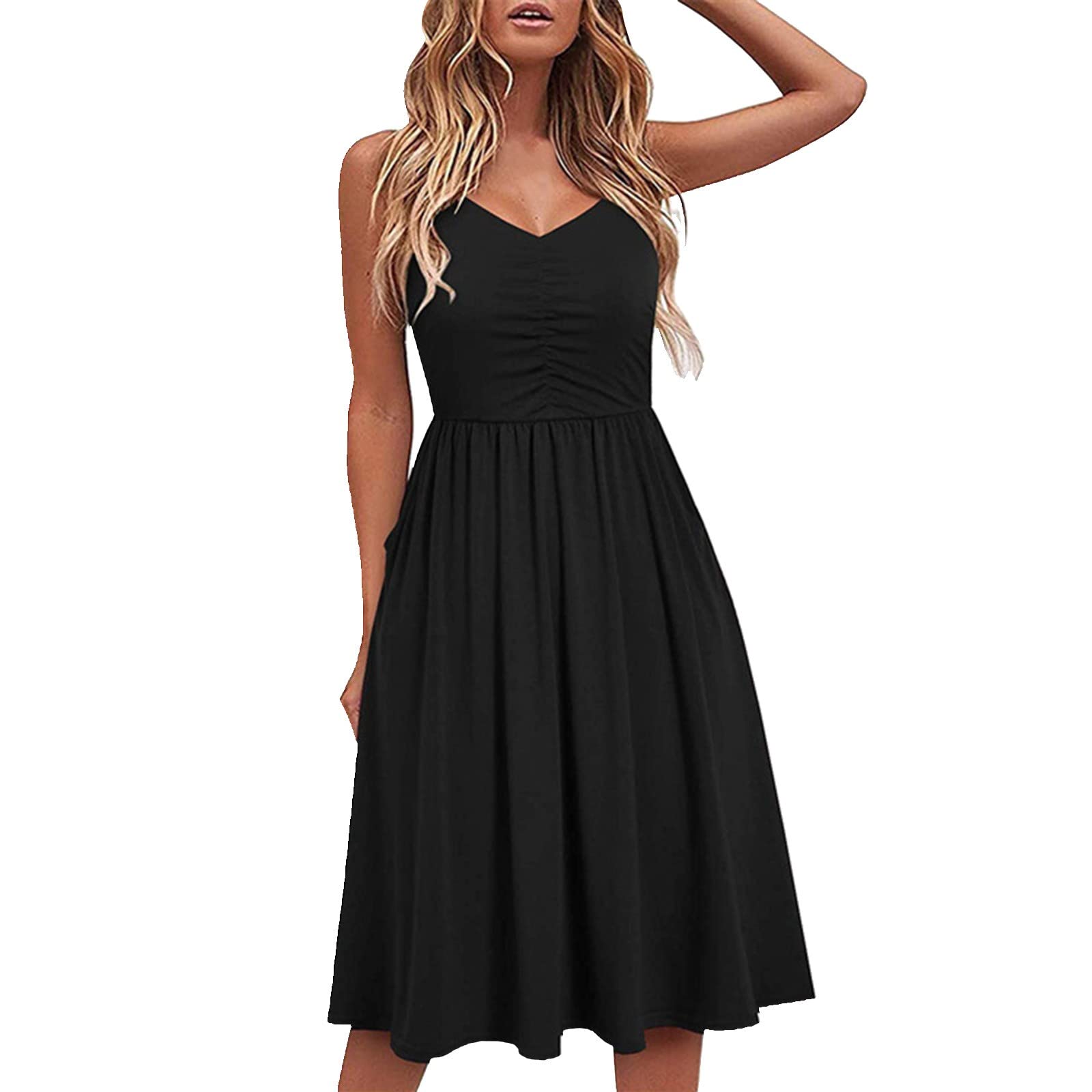 Elegant Long Sleeveless V-Neck White Dress for Women - Casual Wedding, Graduation, Maternity & Cocktail Party Wear | Perfect for Brides, Going Out & Special Occasions