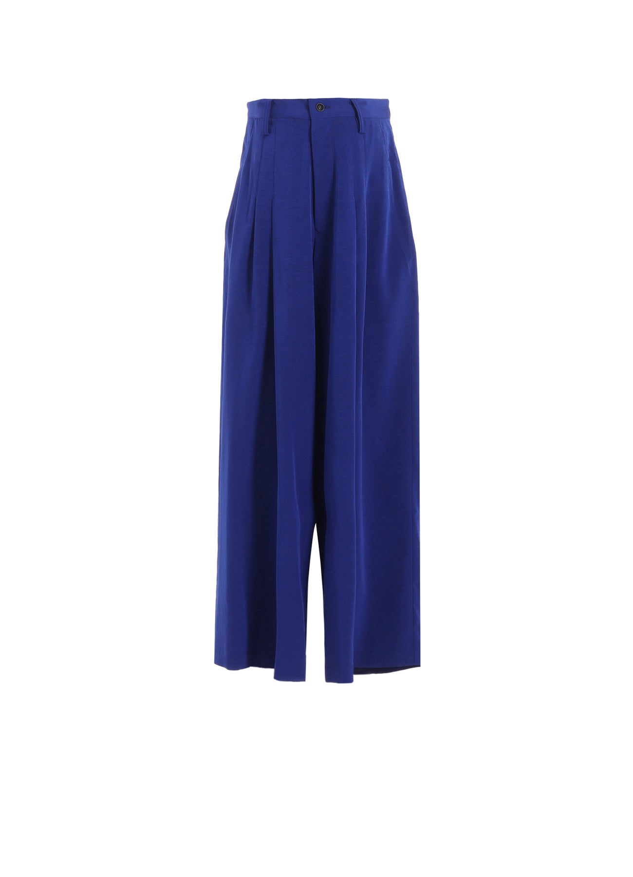 CREPE de CHINE DOUBLE TUCKED WIDE PANTS for Women - High Waist Flowy Palazzo Pants for Office, Travel & Casual Wear