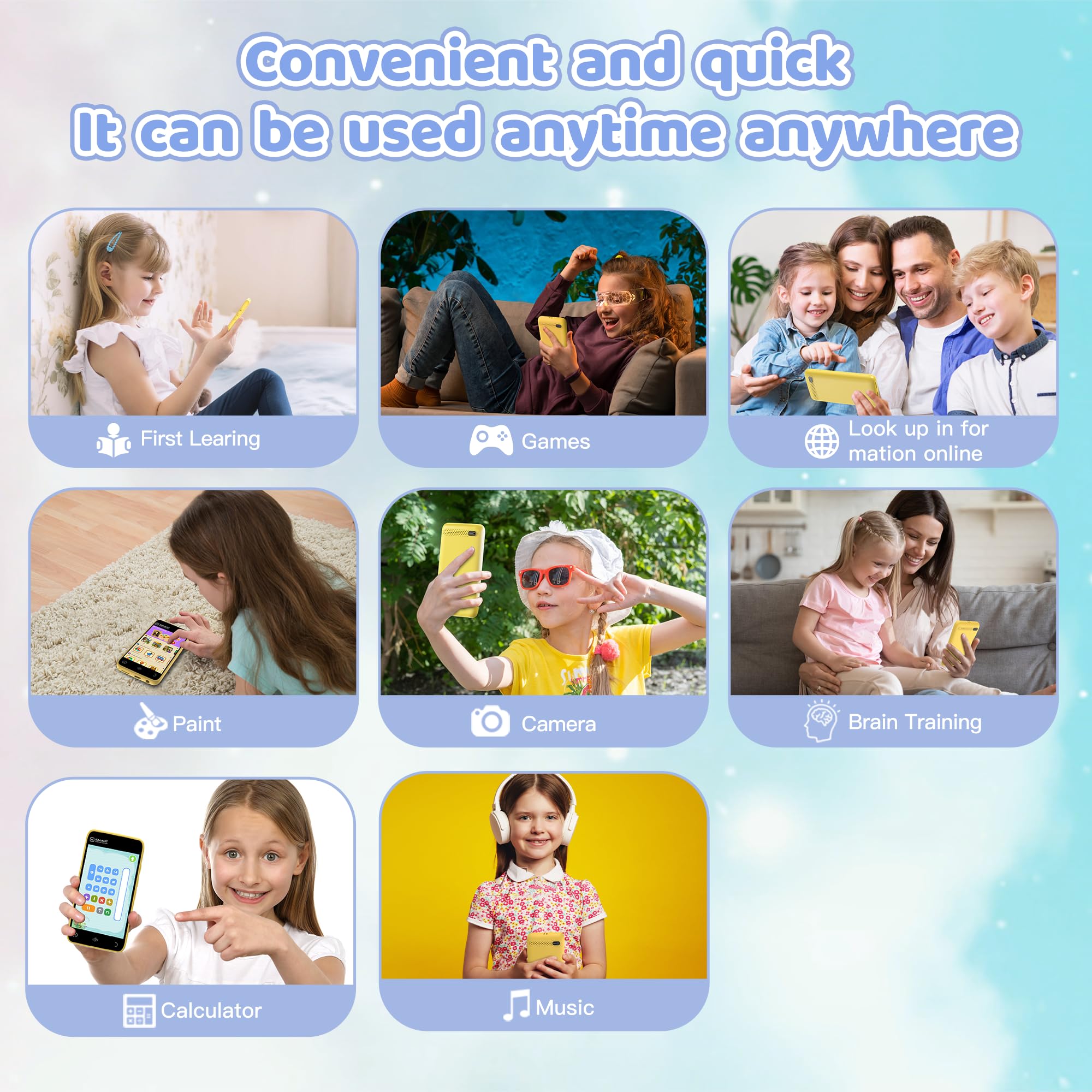 Smart Phone Toy for Kids Ages 3-12 - 3.97
