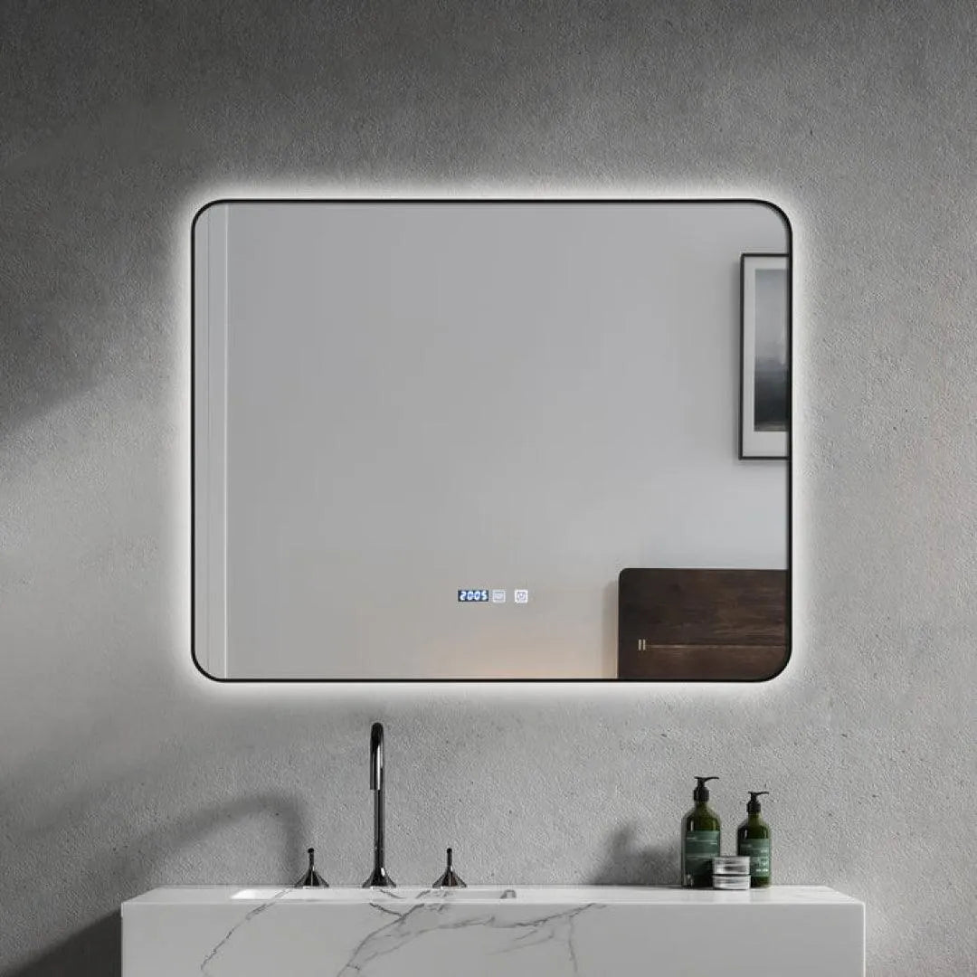 LMF200B LED Mirror with Adjustable Brightness - Vanity Makeup Mirror for Bathroom, Bedroom & Dressing Room - Perfect for Makeup, Skincare & Grooming