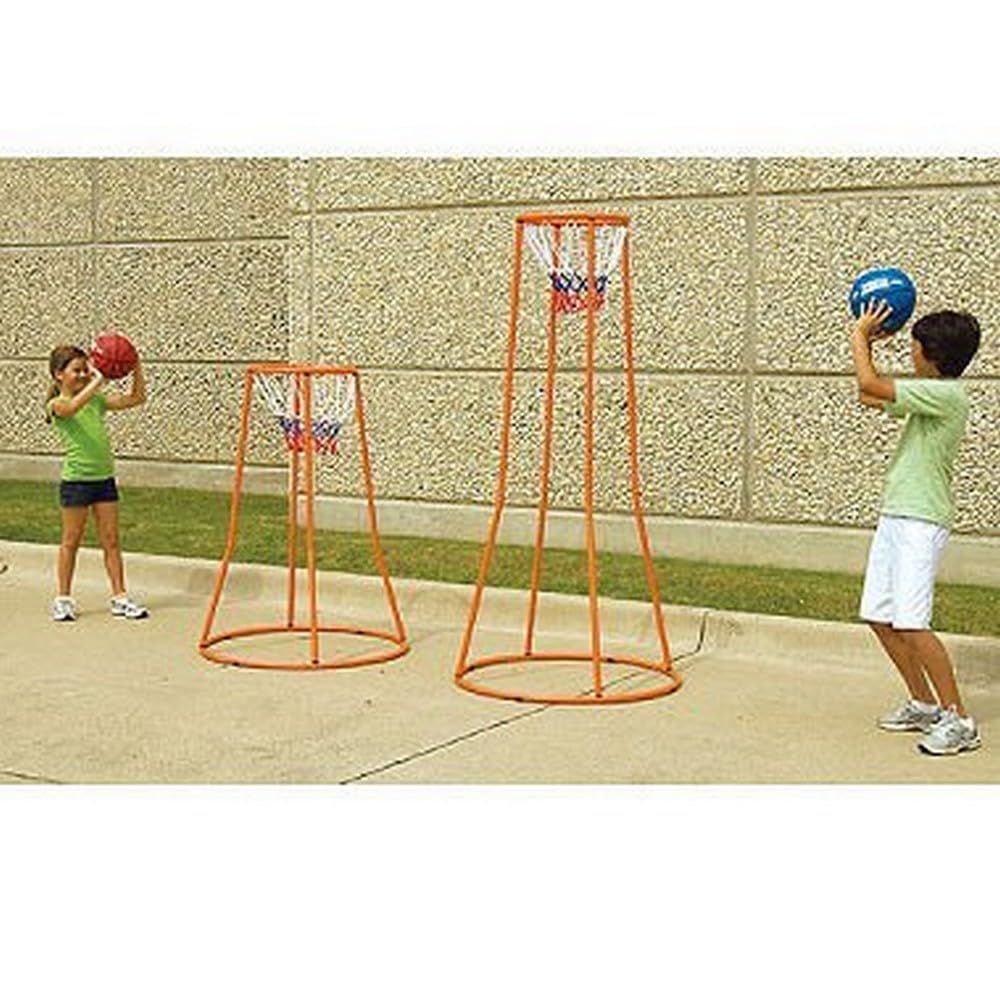 US Games Swish Ball Goal (4-Foot) - Portable Basketball Hoop for Kids & Adults - Perfect for Indoor & Outdoor Play, Backyard, Driveway, and Gym Use