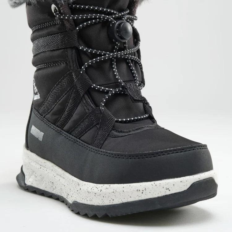 Kamik Stormy F Youth Kids Winter Snow Boots - Waterproof & Insulated for Boys & Girls (Sizes 1-8) - Perfect for Snow Play, Sledding & Cold Weather Adventures