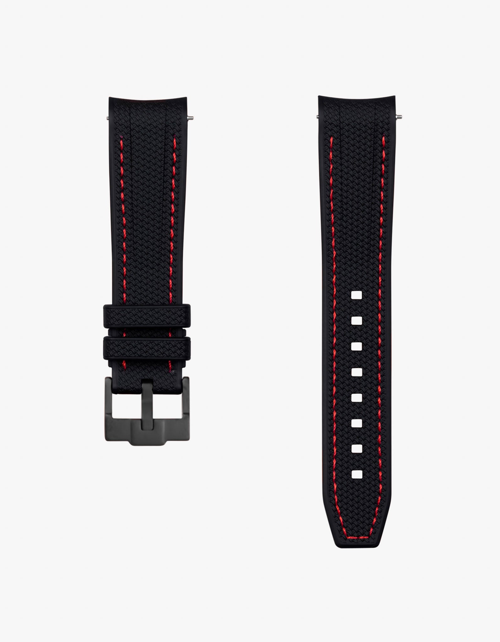 Vertech Premium Rubber Watch Band for Rolex GMT-Master II 16710 Pepsi - Durable Replacement Strap for Diving, Swimming & Outdoor Activities