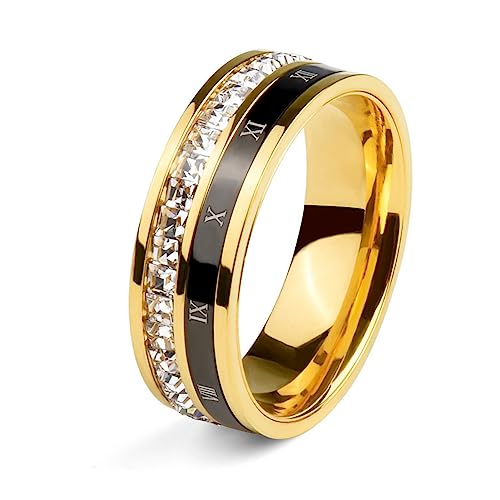 Gold Zirconia Ring