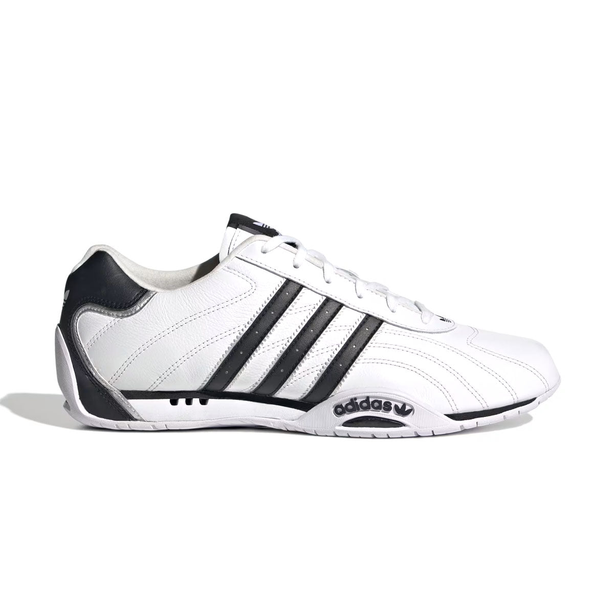 Adiracer Lo Sneakers for Men - Cloud White & Core Black Running Shoes | Lightweight Comfort for Jogging, Gym & Casual Wear