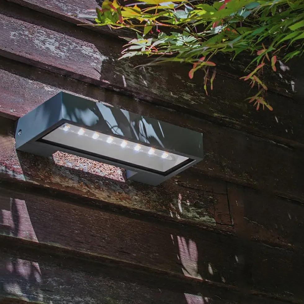 Solar Powered LED Wall Lights - Outdoor Waterproof Motion Sensor Security Lighting for Garden, Patio, and Pathway