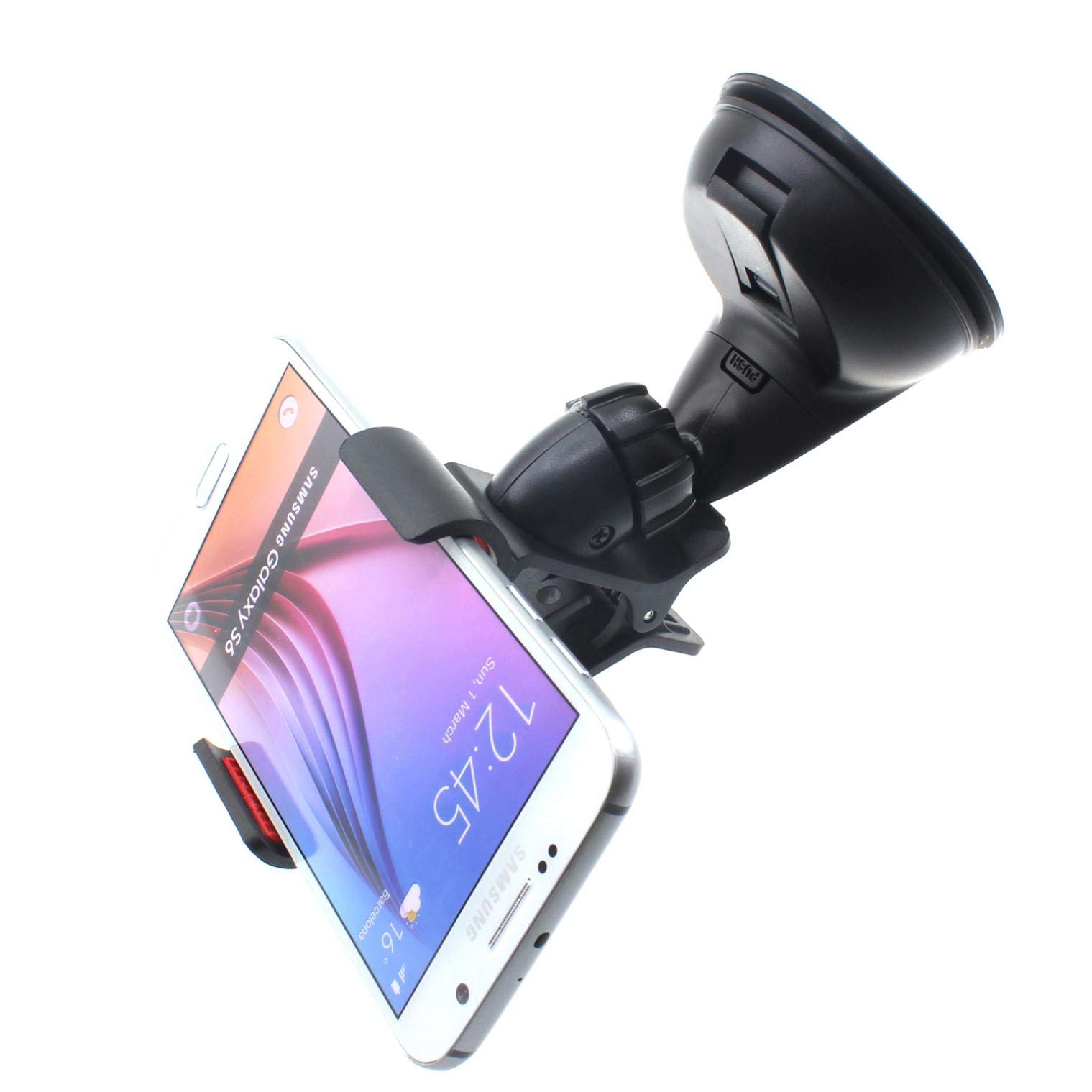 Universal Car Phone Mount Holder - 360° Swivel Dash & Windshield Suction Stand for LG K51 & Most Smartphones | Hands-Free Driving, GPS Navigation & Safe Commuting