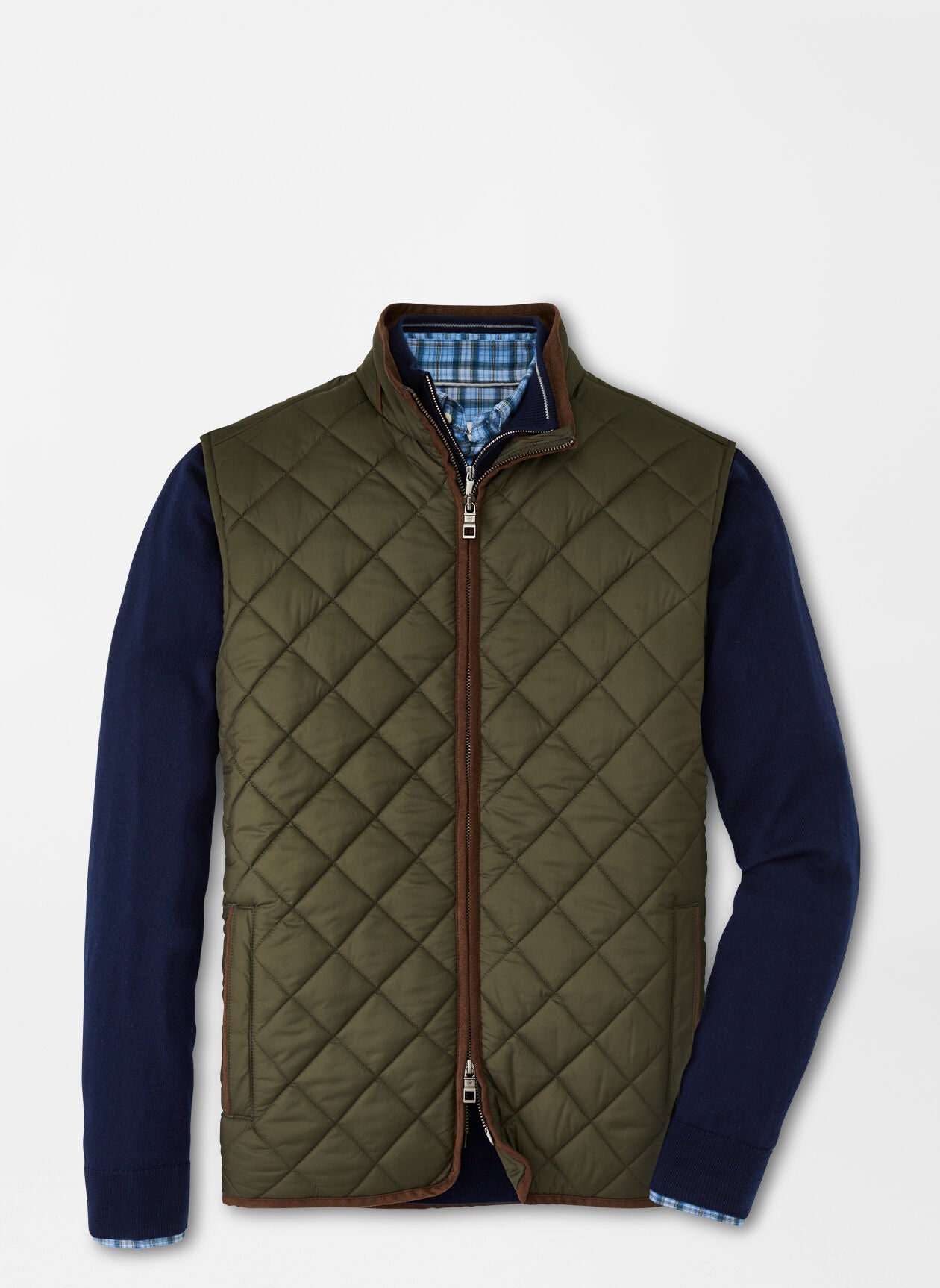 PETER MILLAR ESSEX QUILTED VEST for Men - Lightweight Insulated Winter Jacket with Premium Cotton Shell - Perfect for Outdoor Activities & Casual Wear