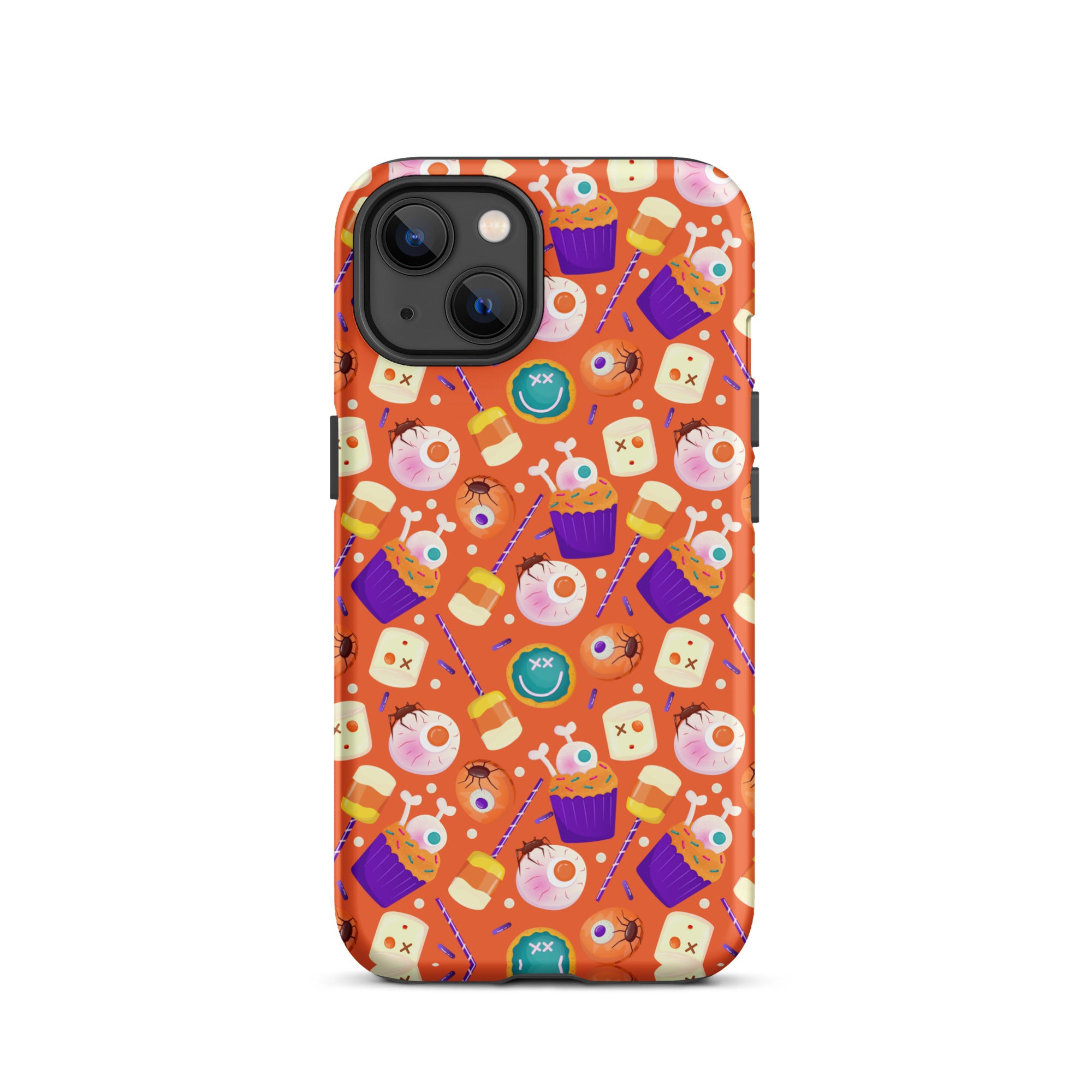 Halloween Trick or Treat Premium Shockproof iPhone Case - Cute Pumpkin Design for iPhone 14/13/12 Pro Max - Perfect for Halloween Parties, Costume Events & Spooky Decorations