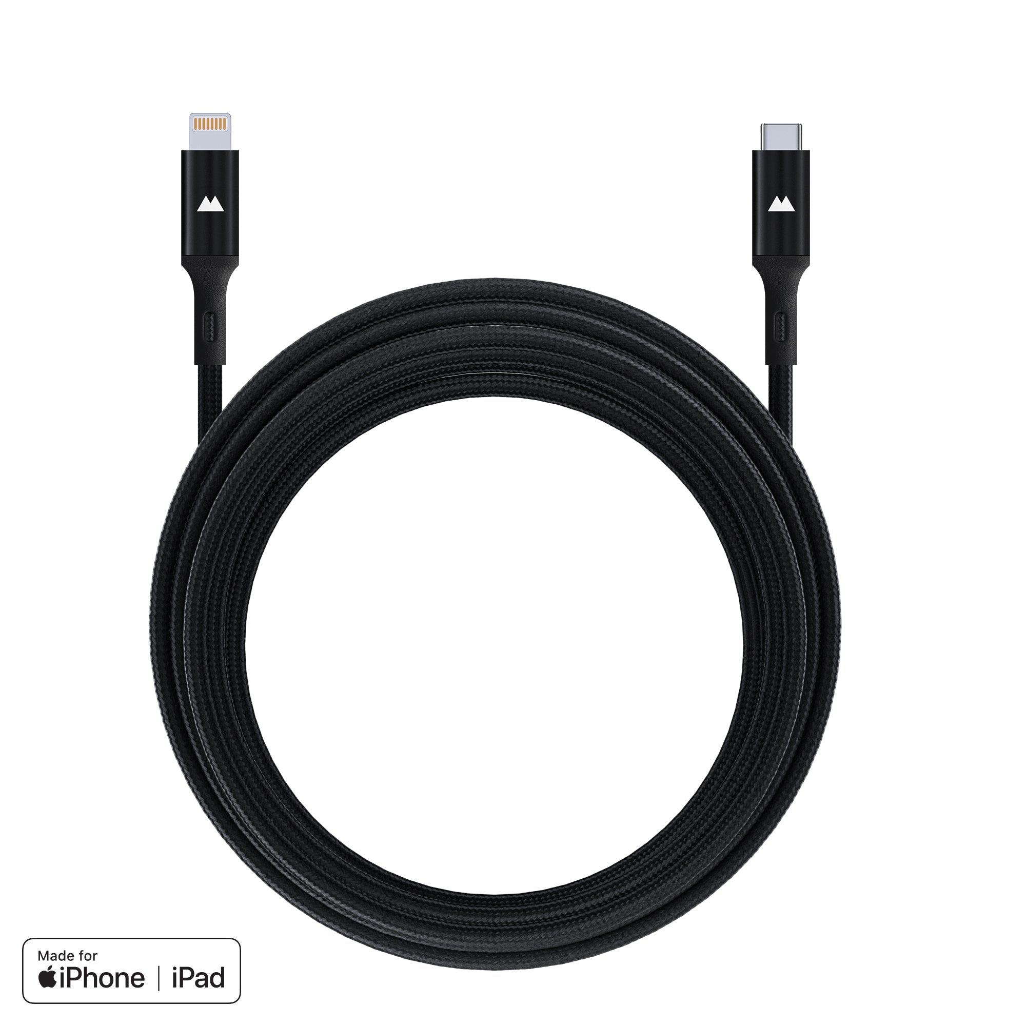 Fast Charging USB C to Lightning Cable 3ft - MFi Certified iPhone Charger for iPhone 14/13/12/11/X/8 - Durable Nylon Braided Cord for Home, Office & Travel