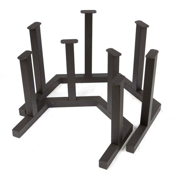 Hex Shaped Round Nesting Coffee Table Legs Set of 2 - Modern Furniture Legs for DIY Coffee Tables, Side Tables & Home Decor Projects - Perfect for Living Room, Bedroom or Office