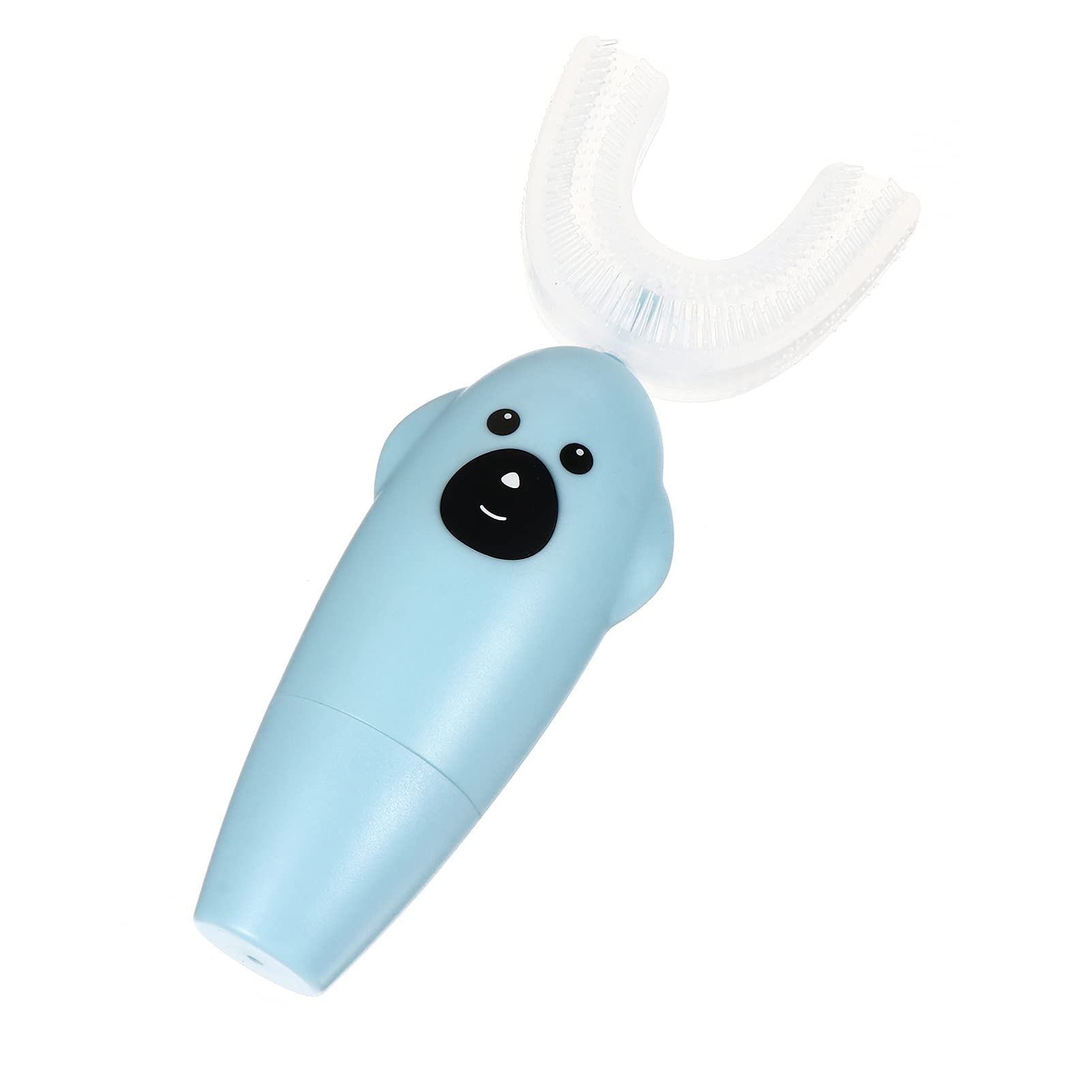 Healifty Kids U-Shaped Electric Toothbrush - Soft Silicone Automatic Toothbrush for Children, Toddler Training Toothbrush with Safe Oral Cleaning for Healthy Teeth | Perfect for Daily Brushing Routine & Travel