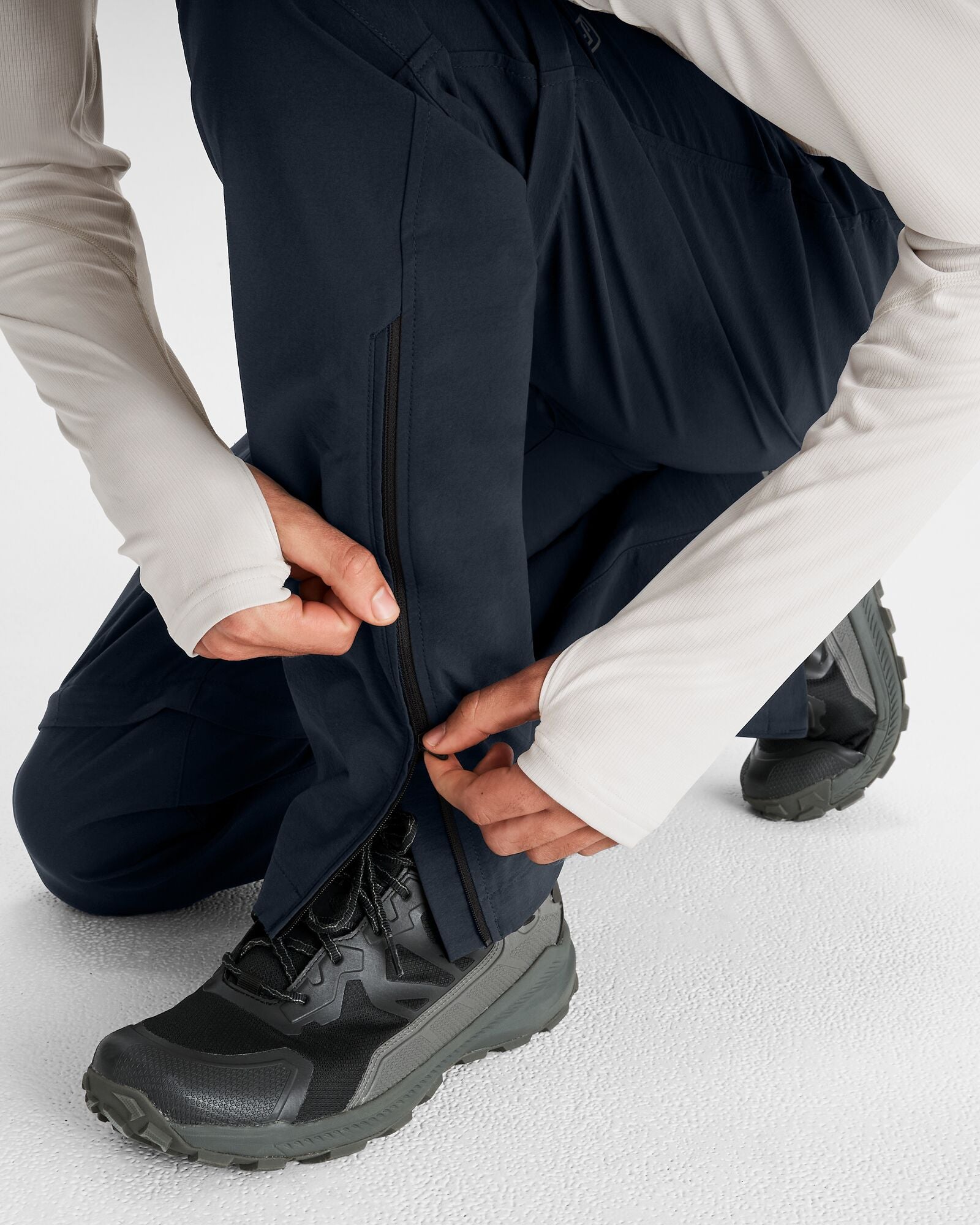 Men's Flinders Convertible Pants - Quick-Dry Hiking & Travel Pants in Pure Navy | Perfect for Outdoor Adventures, Camping & Everyday Wear
