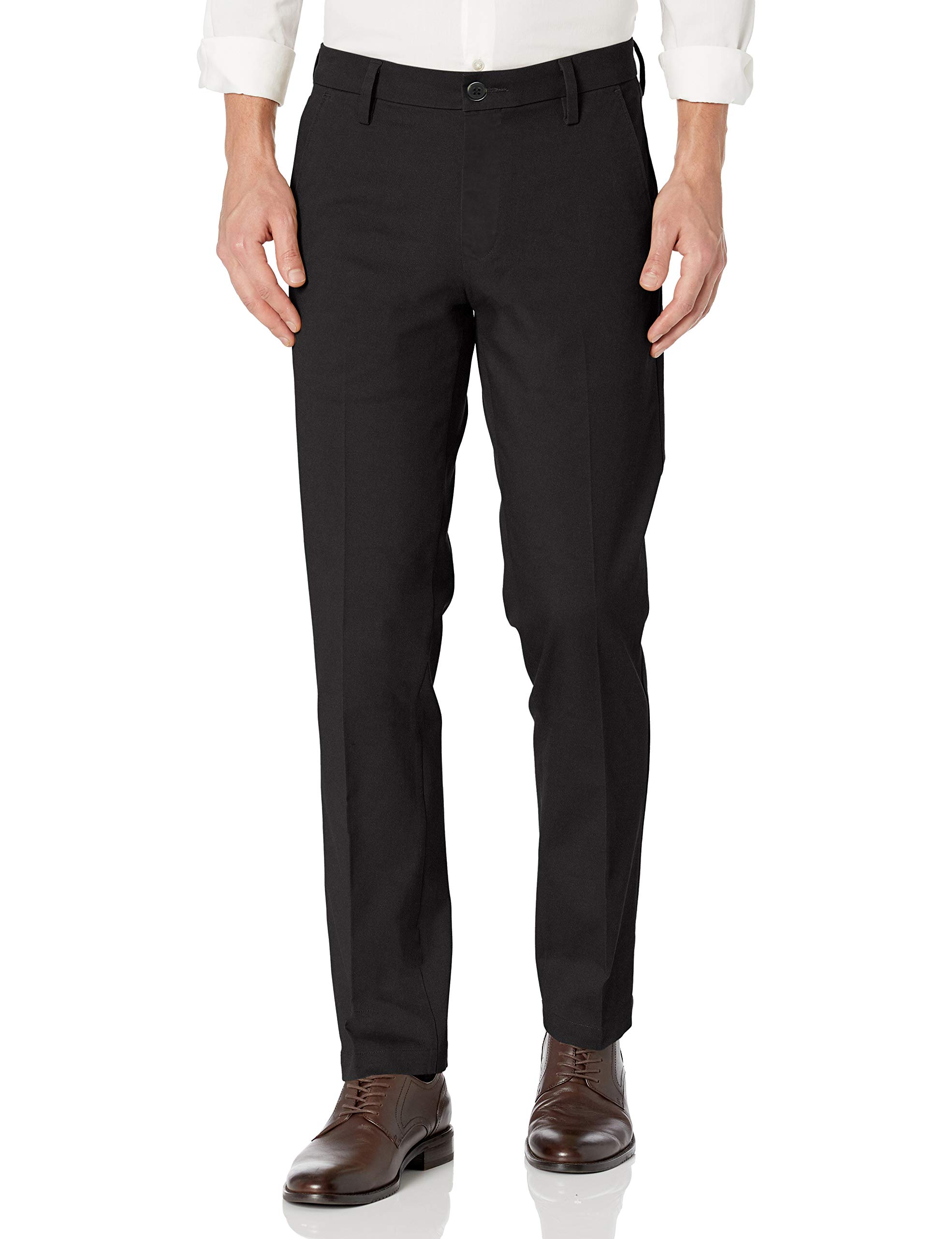 Dockers Men's Straight Fit Workday Khaki Smart 360 FLEX Pants - Comfortable Office & Casual Wear for Professionals (Regular & Big & Tall Sizes) - Perfect for Business Meetings, Office Work & Smart Casual Occasions