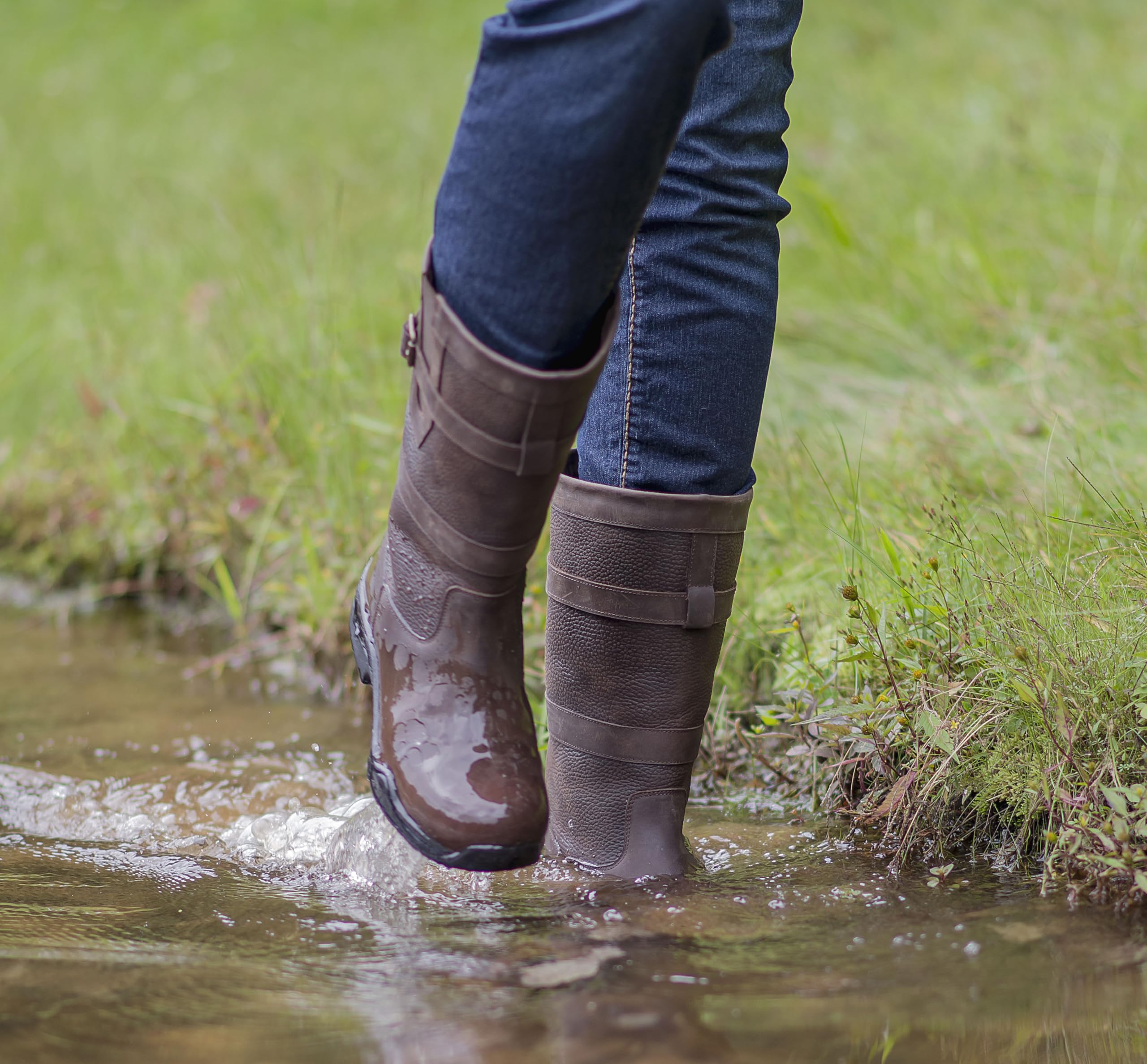 TuffRider Galloway Country Boot - Durable Equestrian Riding Boots for Women & Men - Perfect for Horseback Riding, Barn Work & Outdoor Activities
