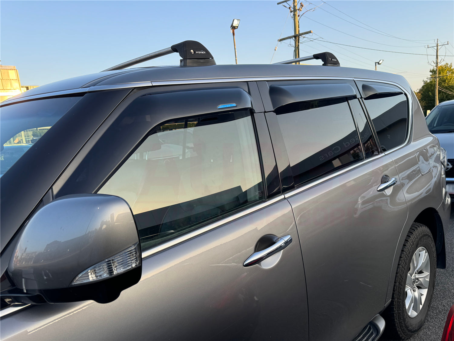 Nissan Patrol Y62 Series 5 (2019-2024) Wide Weather Shields & Bonnet Protector - Durable Car Accessories for All-Weather Protection | Perfect for Off-Road Adventures & Daily Commutes