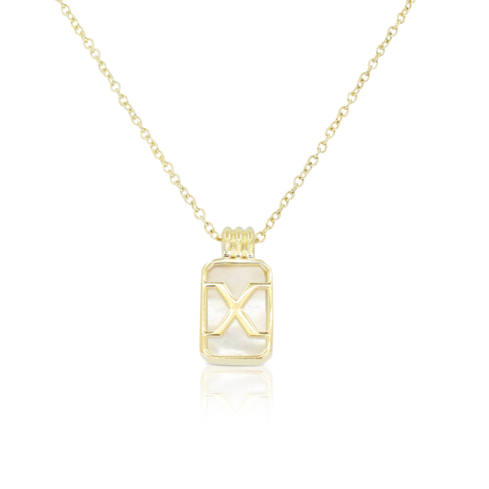 A to Z Gold Initial Necklace for Women - Personalized Alphabet Letter Pendant Jewelry - Perfect Gift for Birthday, Anniversary & Valentine's Day