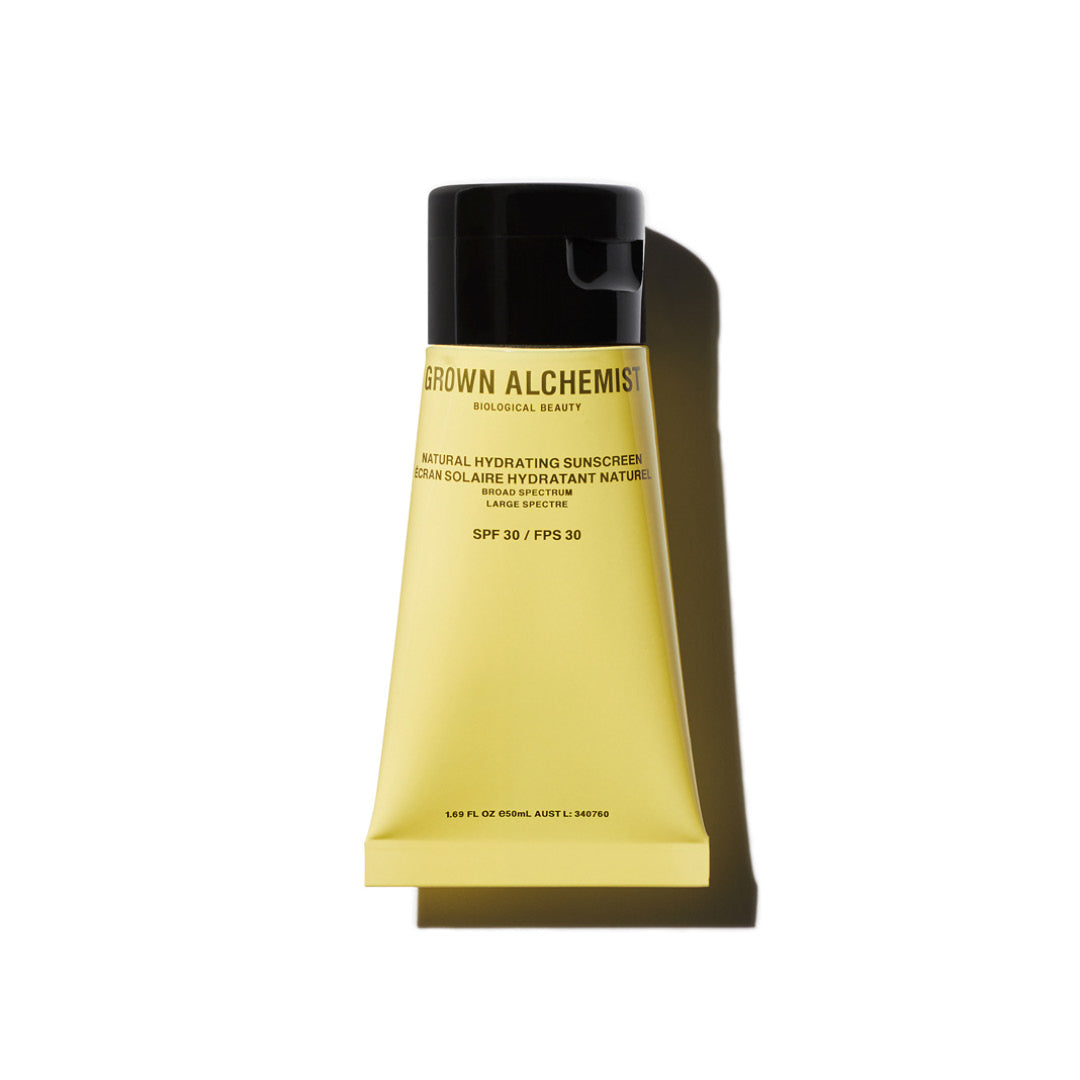 Grown Alchemist Natural Hydrating Sunscreen SPF 30 - Broad Spectrum Face & Body Sunscreen for Daily Protection - Perfect for Beach, Outdoor Activities & Sensitive Skin Care