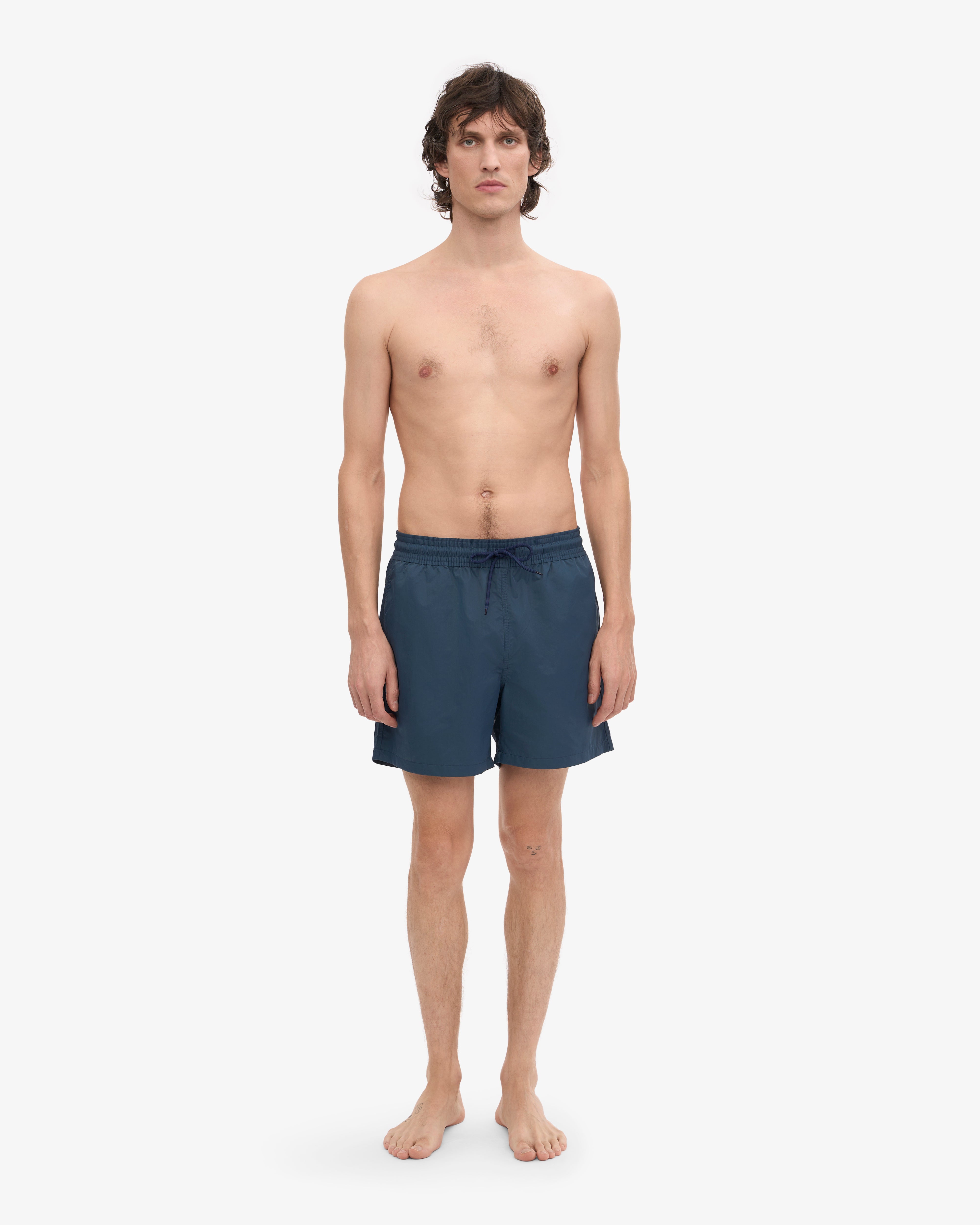 Men's Classic Swim Shorts - Quick Dry, Comfortable & Stylish Petrol Blue Swimwear for Beach, Pool & Summer Vacations