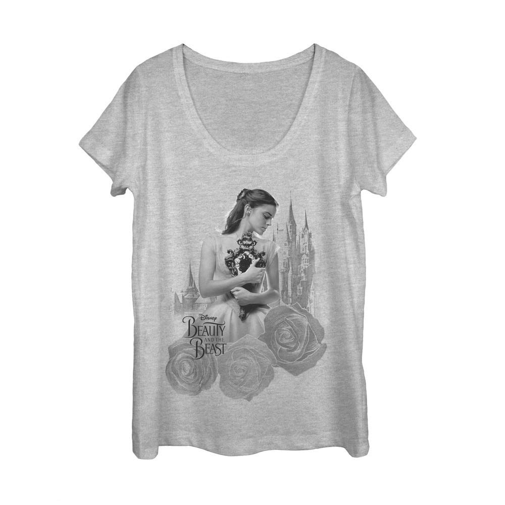Disney Beauty and the Beast Live Action Women's Short Sleeve T-Shirt - Casual Graphic Tee for Fans, Cosplay, and Everyday Wear