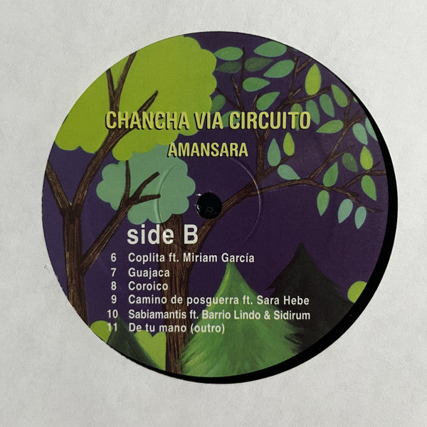 Chancha Via Circuito - Amansara LP Vinyl Album (VG+ Condition) | Electronic, Folktronica Music for Relaxation & Meditation