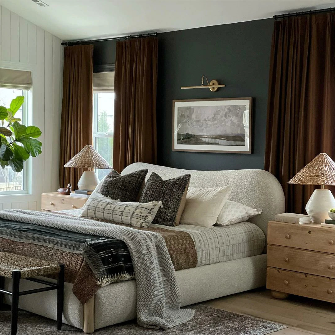 Birkin Velvet Curtain Pleated - Luxurious Blackout Drapes for Living Room & Bedroom - Elegant Window Treatment for Home Decor