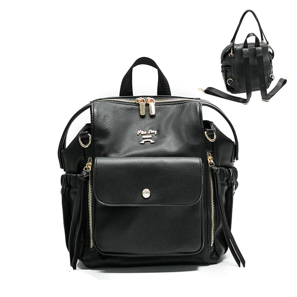Miss Fong Diaper Bag Backpack - Large & Mini Baby Diaper Bags with Built-in Organizer | Perfect for Travel, Daycare & On-the-Go Parents