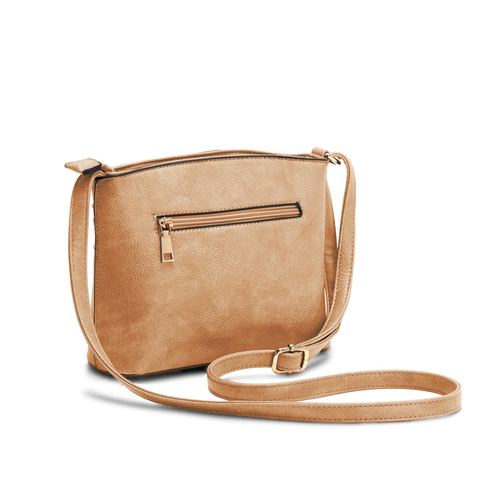 LA TERRE Women's Lightweight Crossbody Bag with Zipper Pocket - Stylish Medium Shoulder Purse for Everyday Use, Travel & Shopping