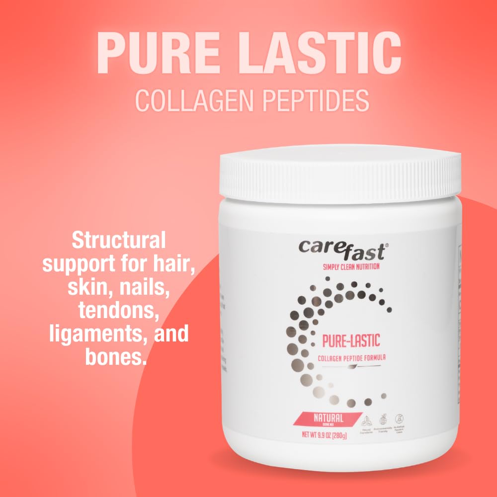 Grass-Fed Hydrolyzed Collagen Peptides Powder - Paleo & Keto Friendly Protein Supplement for Skin, Hair & Nail Health - 9.9oz (280g) - Perfect for Smoothies, Coffee & Post-Workout Recovery