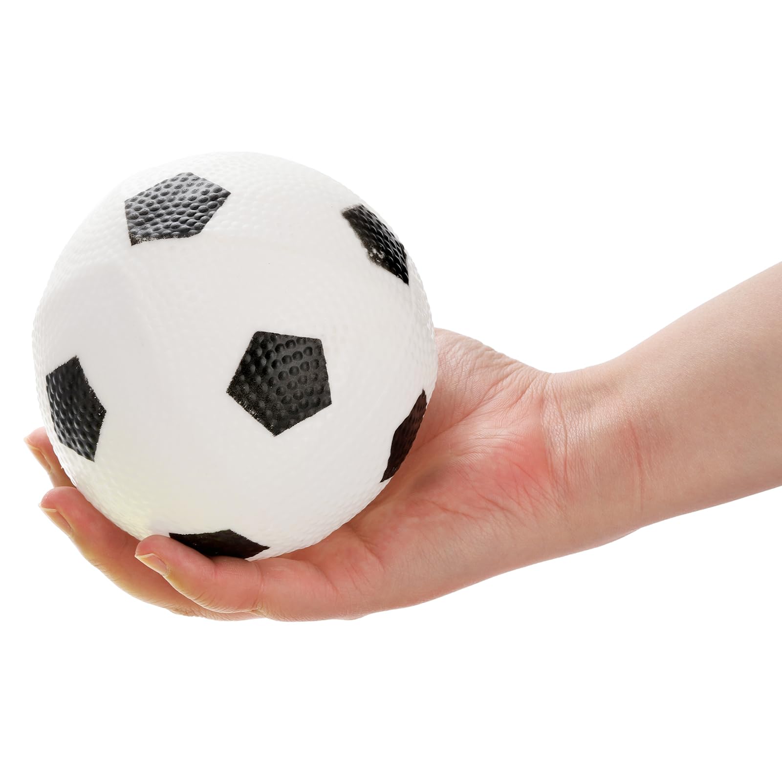 **Youeon 16-Pack 5.5 Inch Inflatable Soccer Balls for Kids & Adults - Includes Hand Pump, Perfect for Pool, Beach, Backyard Games, Parties & Summer Sports Gifts - Indoor & Outdoor Fun**