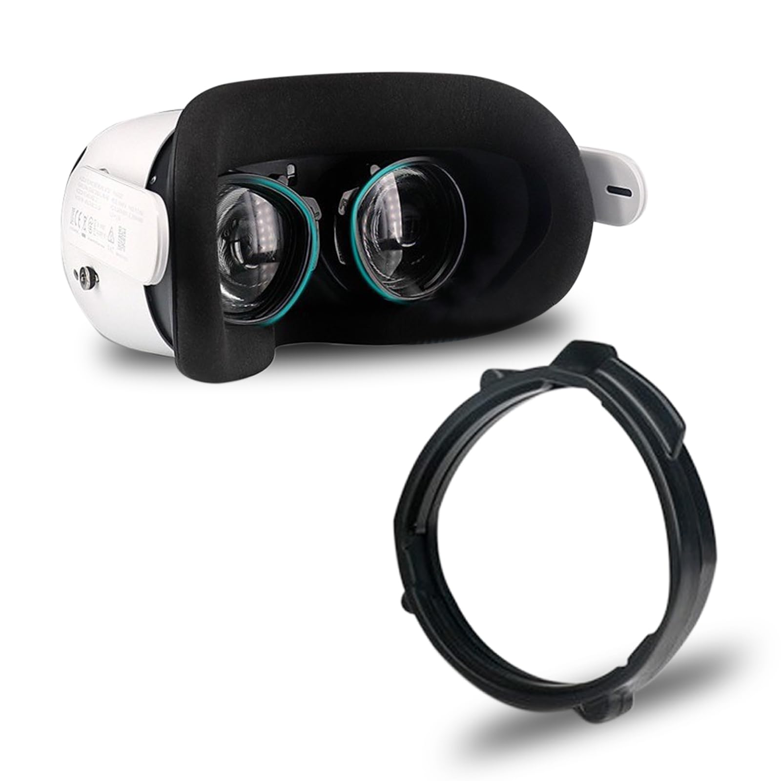 OD&OS Prescription Glasses Lenses Insert for Oculus Quest 2 VR Headset - Custom Frame & Lens Combo for Nearsighted Users (SPH:-1.50 Left Eye) - Perfect for Gaming, VR Movies & Extended Play Sessions