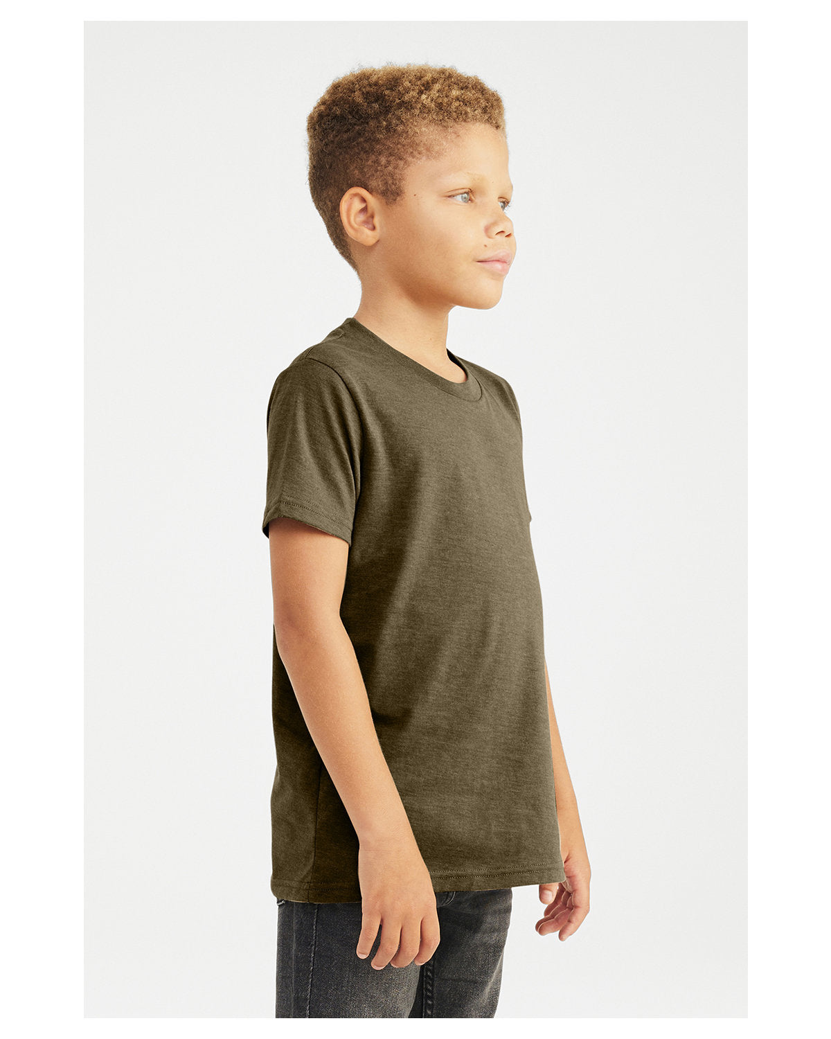 Bella + Canvas 3001YCV Youth CVC Jersey T-Shirt - Soft Cotton Blend Tee for Kids & Teens - Perfect for School, Sports & Everyday Wear