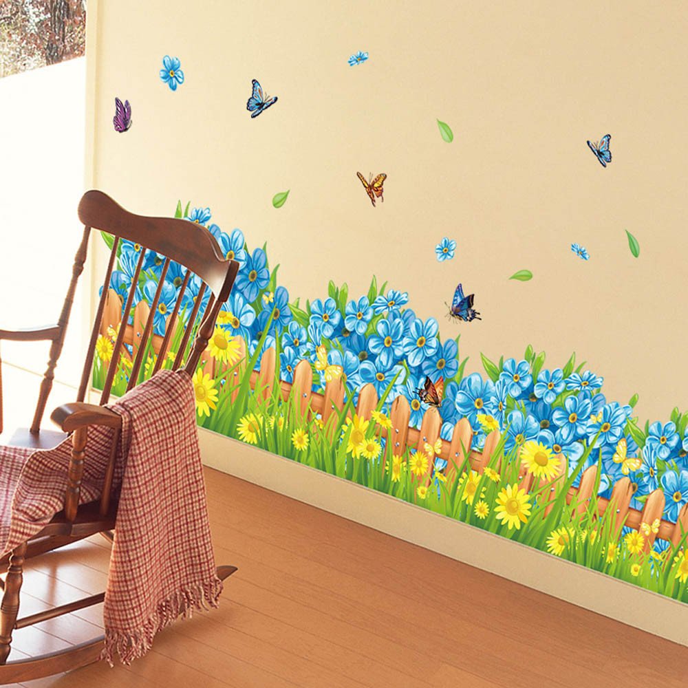 DIY Removable Wall Decal - Plant Mural Art for Home Decor & Valentine's Gifts