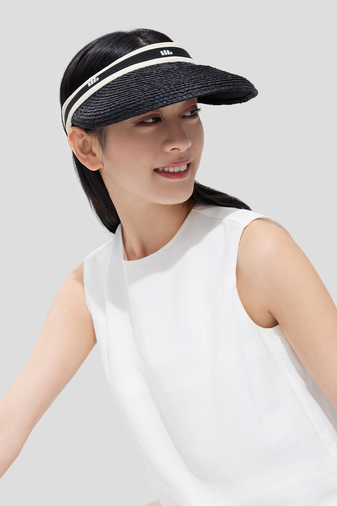 UPF50+ Women's Sun Protection Raffia Hat - Wide Brim Summer Beach Hat for Outdoor Activities, Travel & Gardening