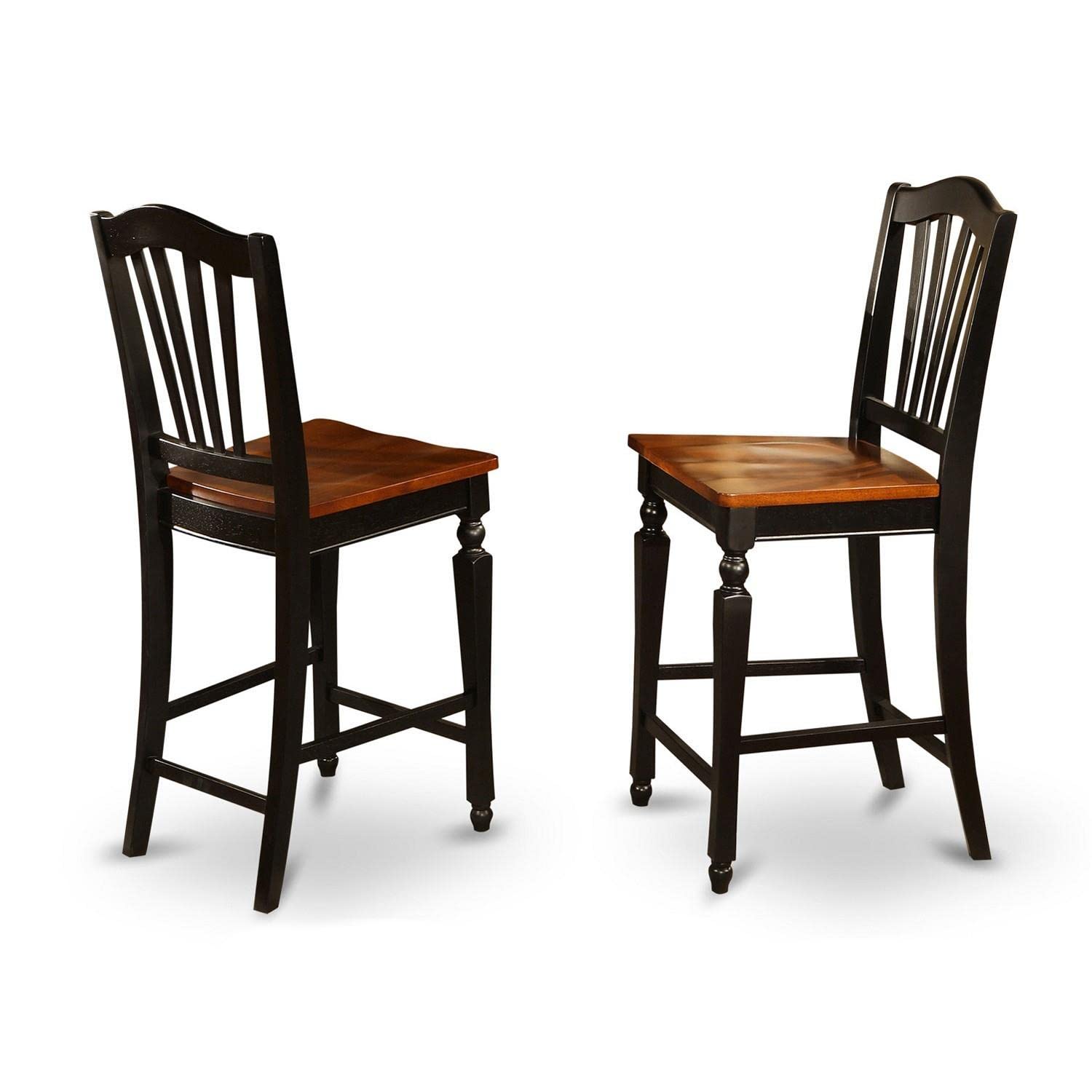East West Furniture 3-Piece Counter Height Dining Set - 42