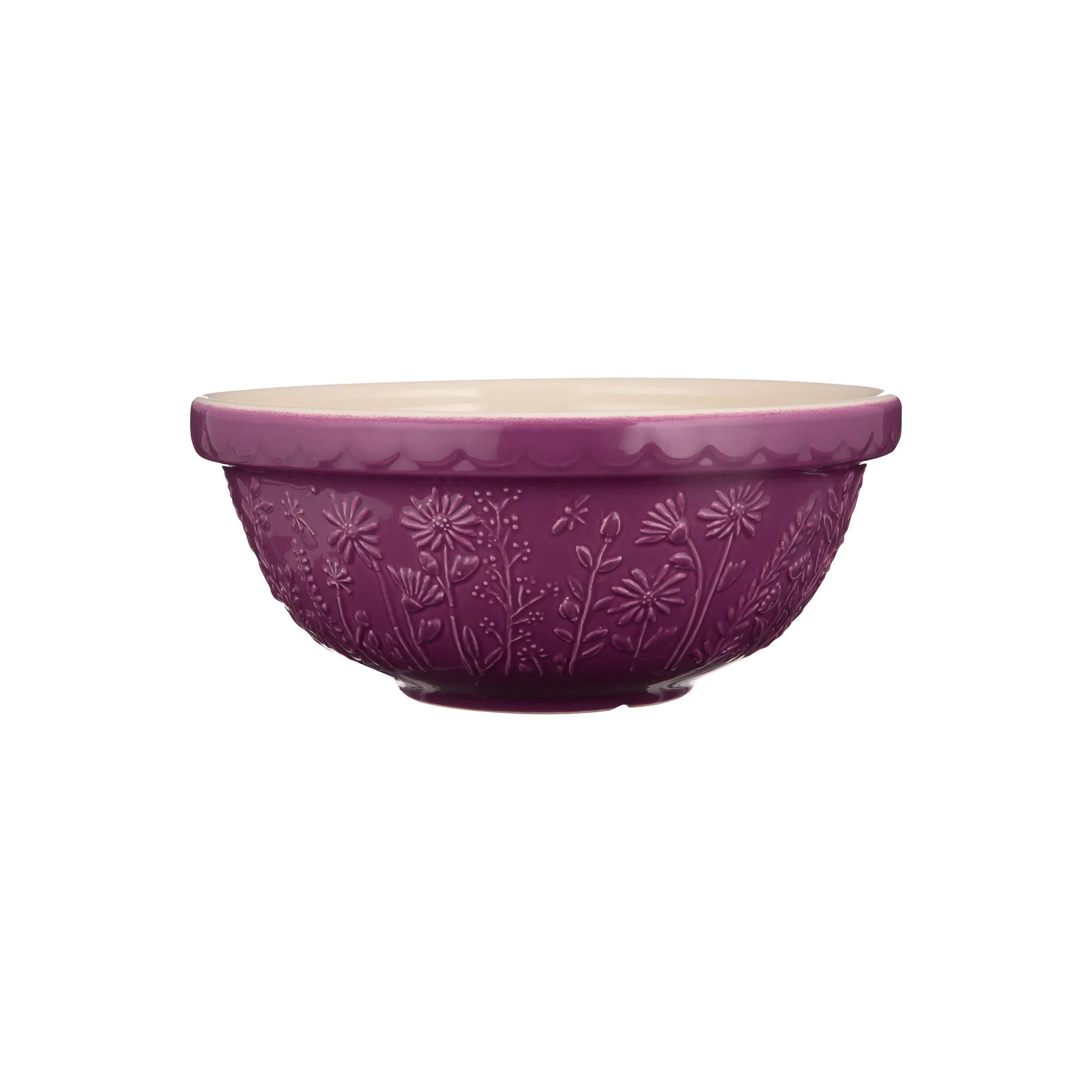 MASON CASH Mixing Bowl Set - Ceramic Mixing Bowls for Baking with Non-Slip Base & Pour Spout - In the Meadow Design - Perfect for Cake Mixing, Cookie Dough, and Food Prep - Ideal for Home Bakers & Professional Kitchens