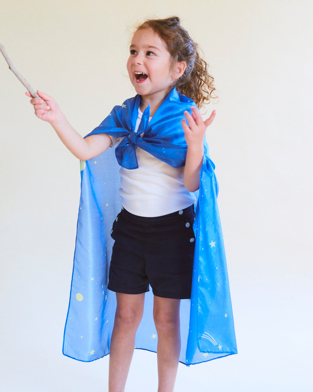 Sarah's Silks Hand Painted Enchanted Playsilk Set - 5 Piece Waldorf Inspired Silk Scarves for Kids Pretend Play, Dress Up & Creative Movement | Perfect for Imaginative Play, Storytelling & Sensory Development