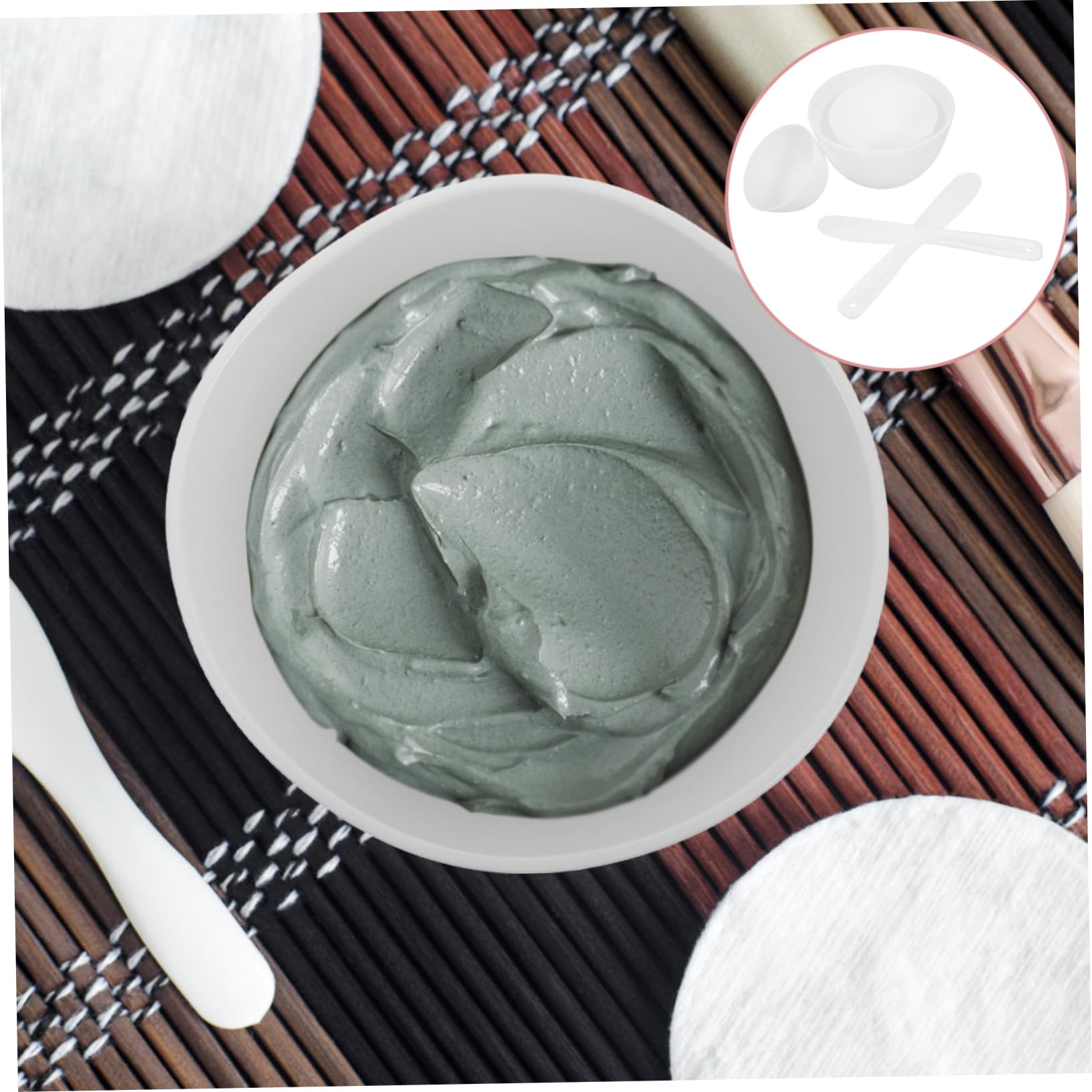 Professional Silicone Facial Mask Mixing Bowl - DIY Mask Applicator for Salon & Spa, Perfect for Clay, Charcoal & Sheet Masks