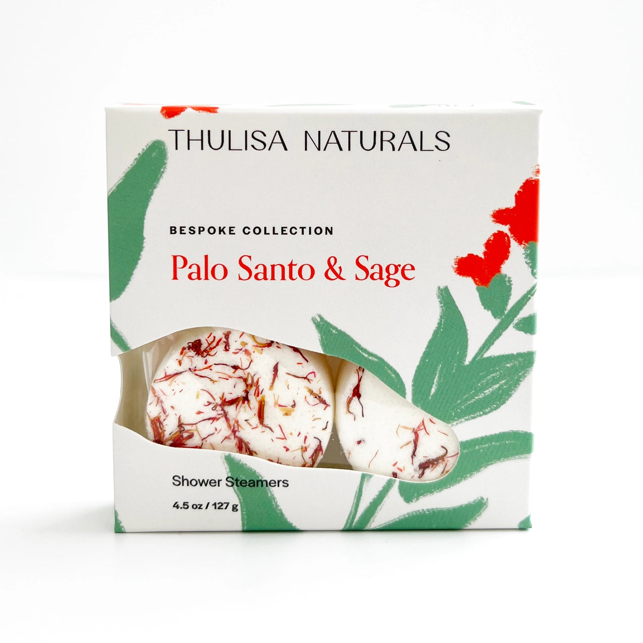 Palo Santo & Sage Shower Steamer for Relaxation & Aromatherapy - Natural Stress Relief, Mood Booster for Bath & Shower Time