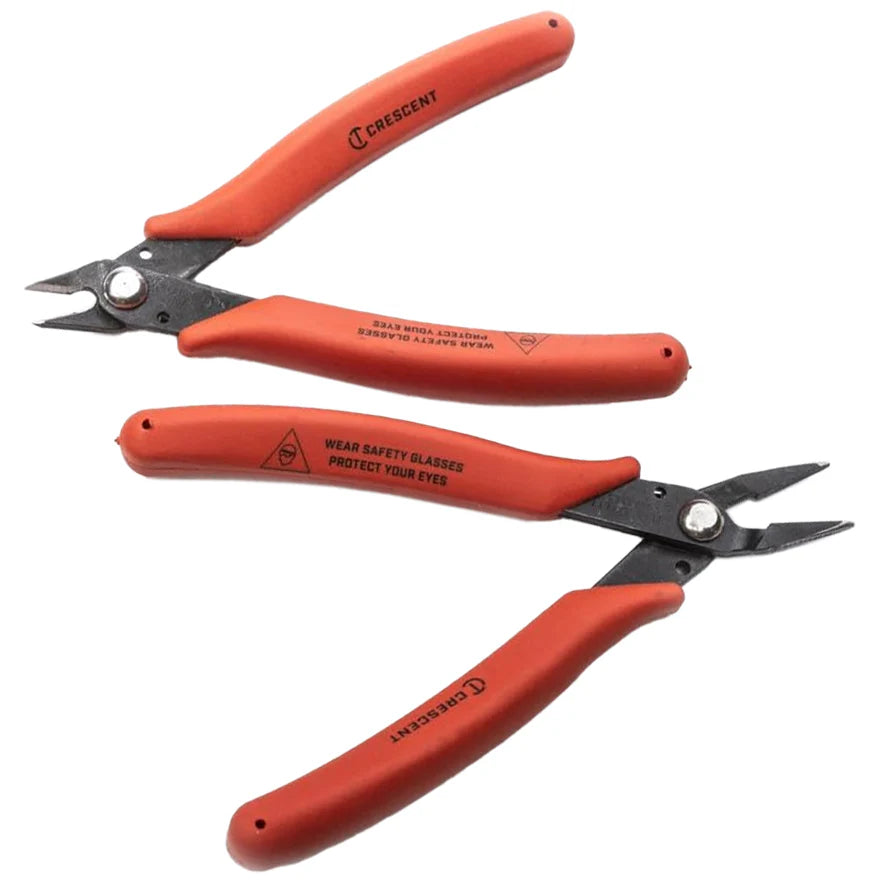 Precision Mini Wire Cutter & Pliers Set - Crescent S2KS5NN for Jewelry Making, Electronics Repair & Crafting - Compact Hand Tool Kit for DIY Projects